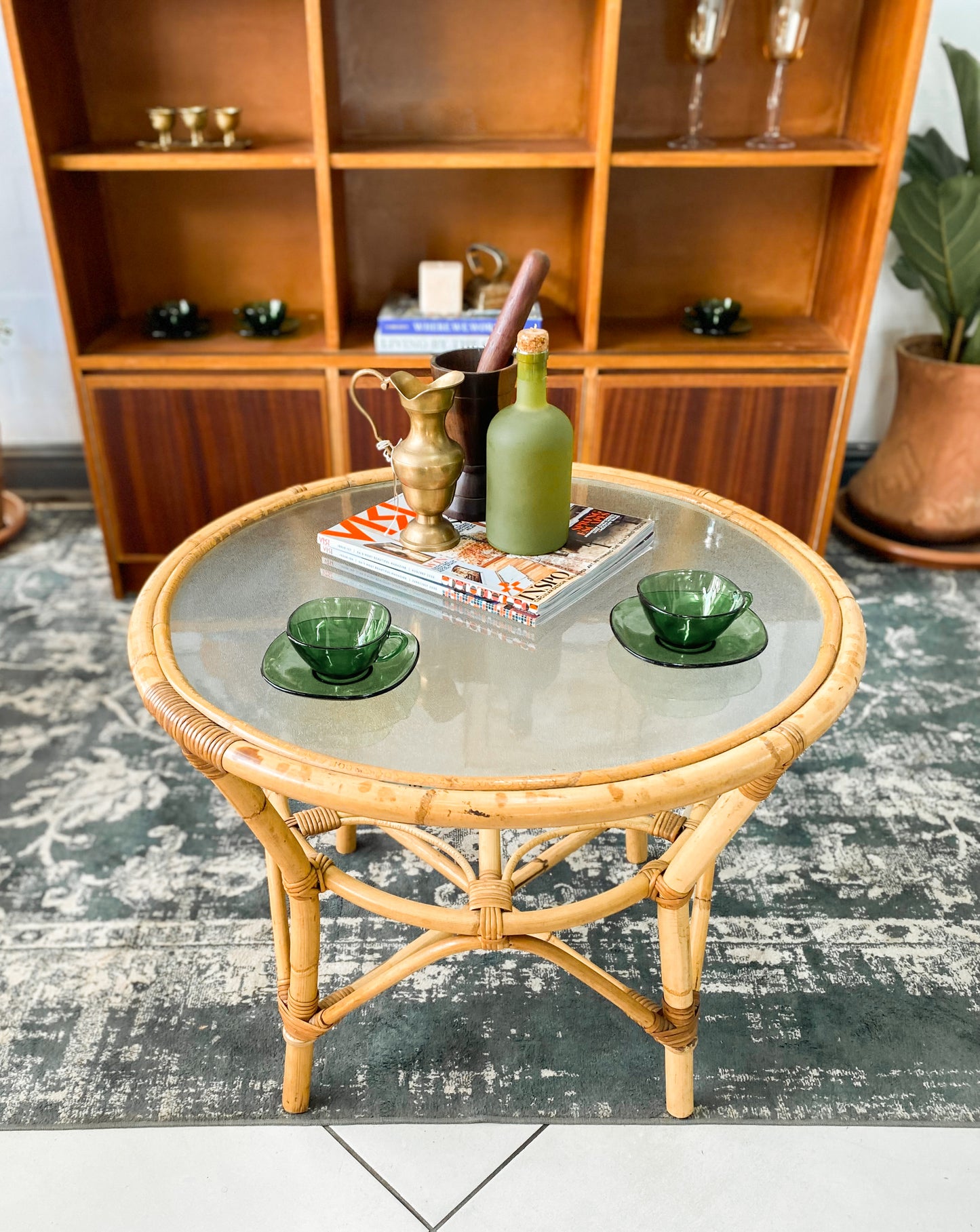 Cane Coffee/ Side Table