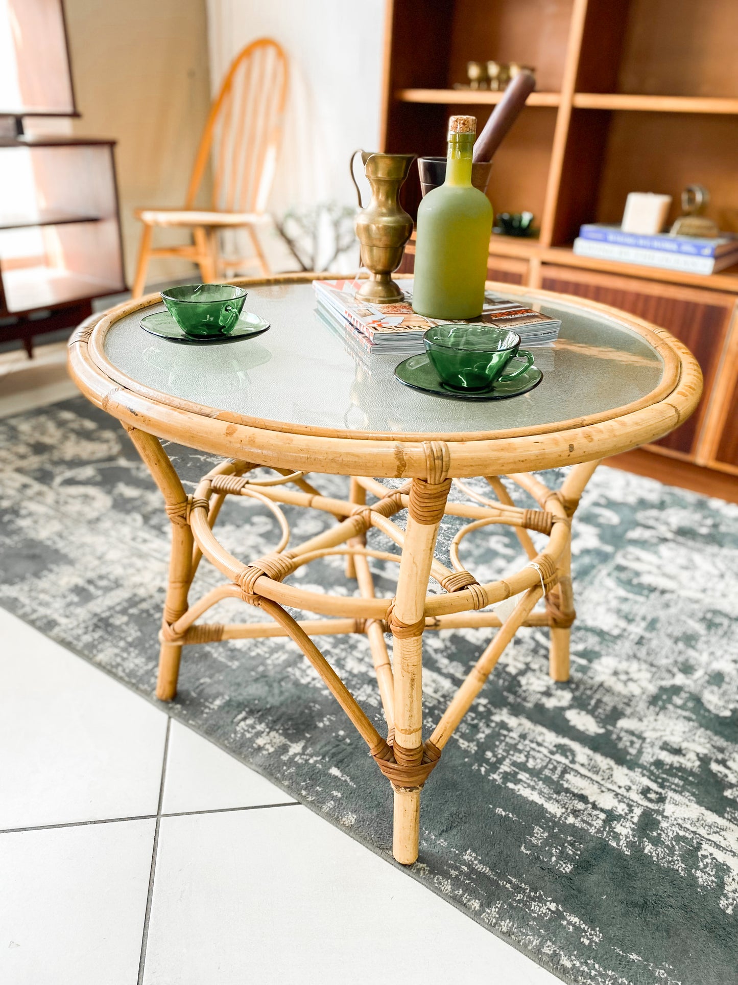 Cane Coffee/ Side Table
