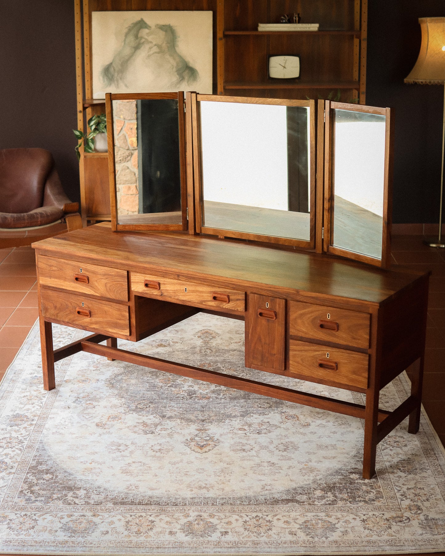 Mid-Century Kiaat Dresser by Artecasa