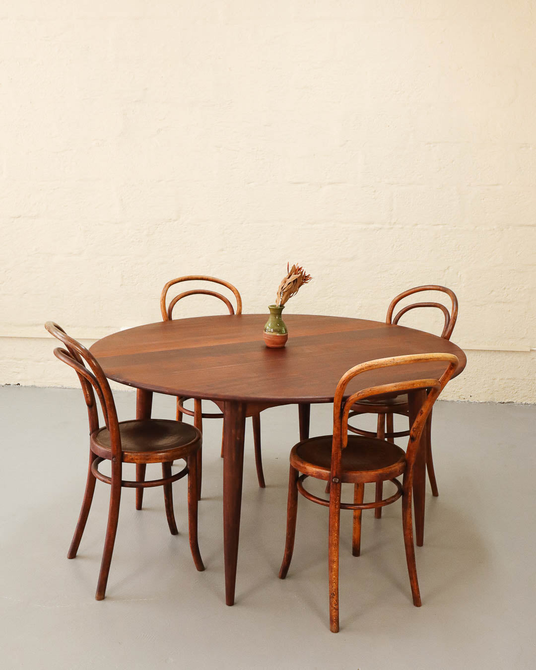 1960’s EE Meyer Dining Room Table with Additional Top