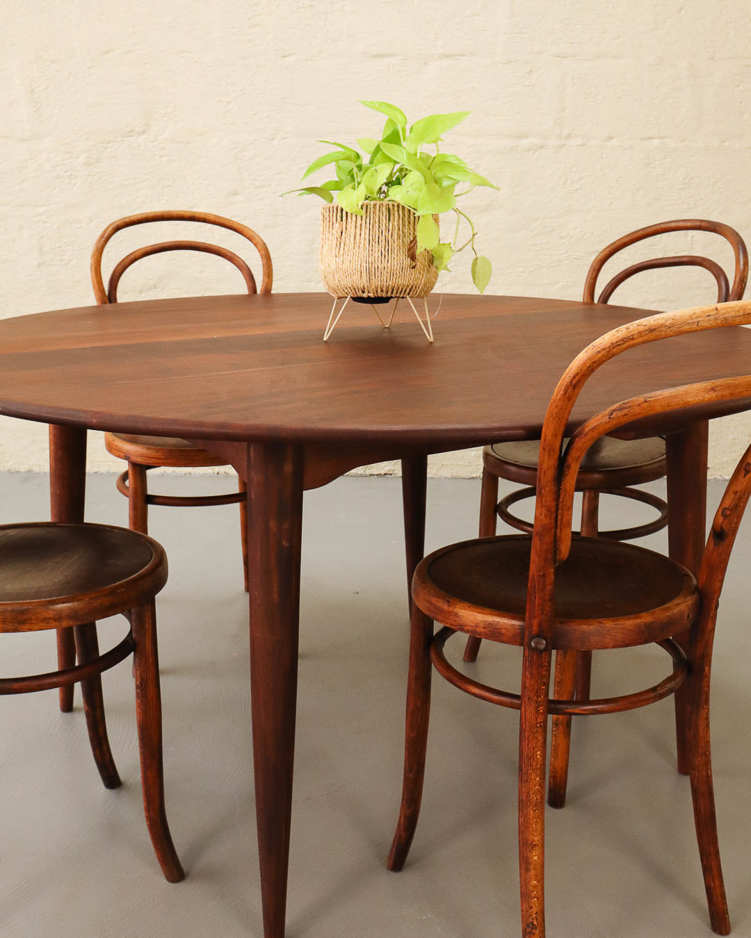 1960’s EE Meyer Dining Room Table with Additional Top