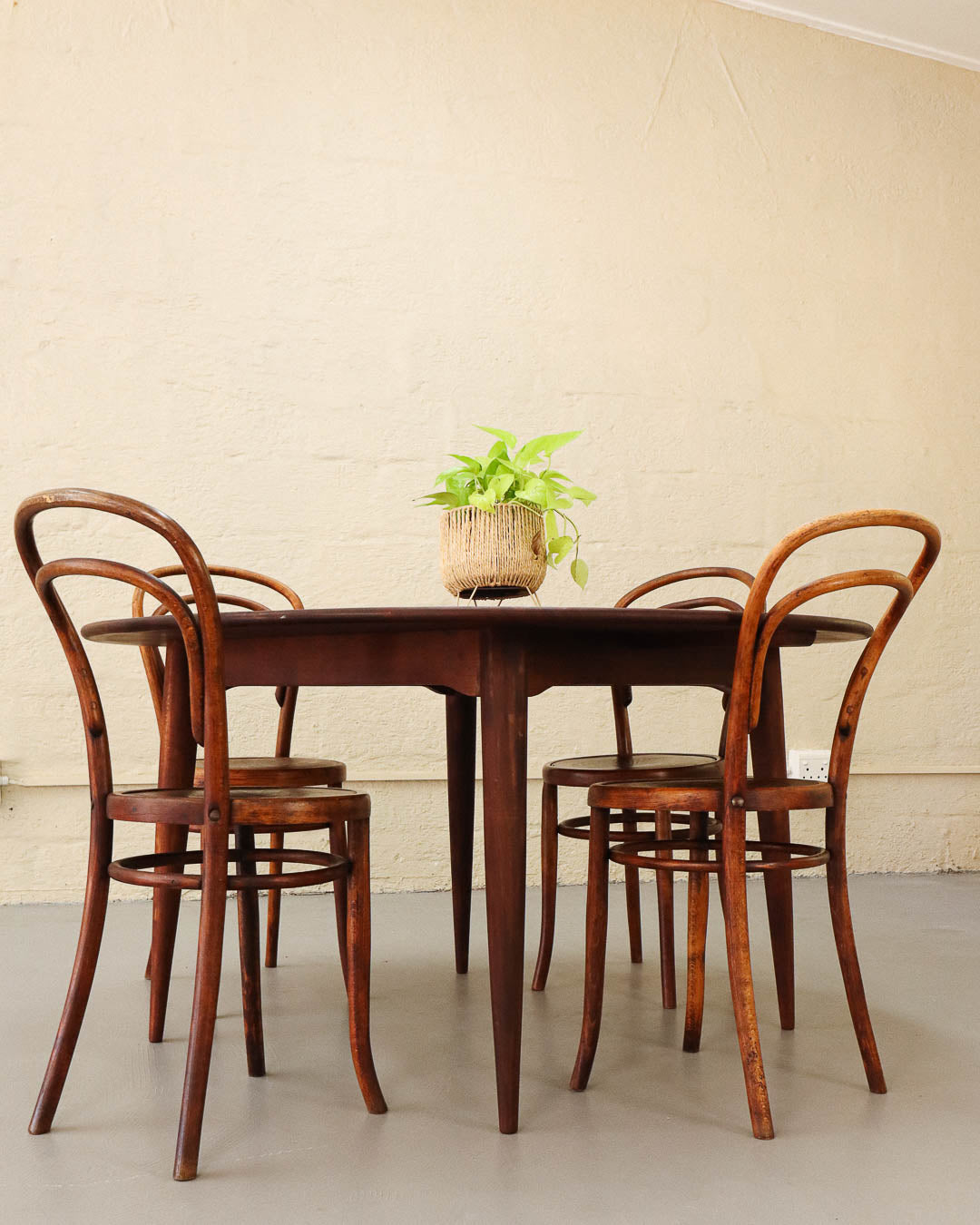 1960’s EE Meyer Dining Room Table with Additional Top