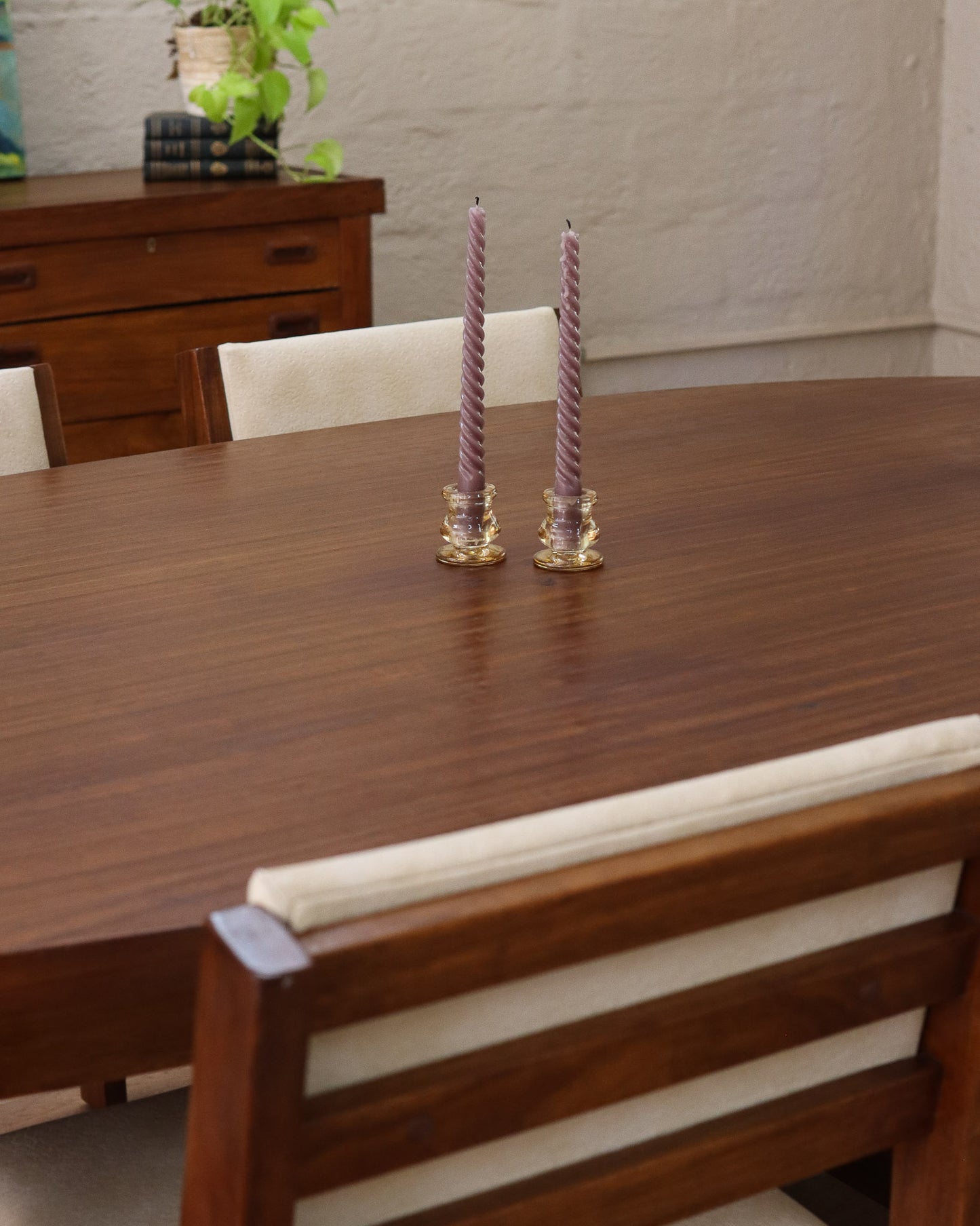 Mid-Century Oval Dining Table by Frystark
