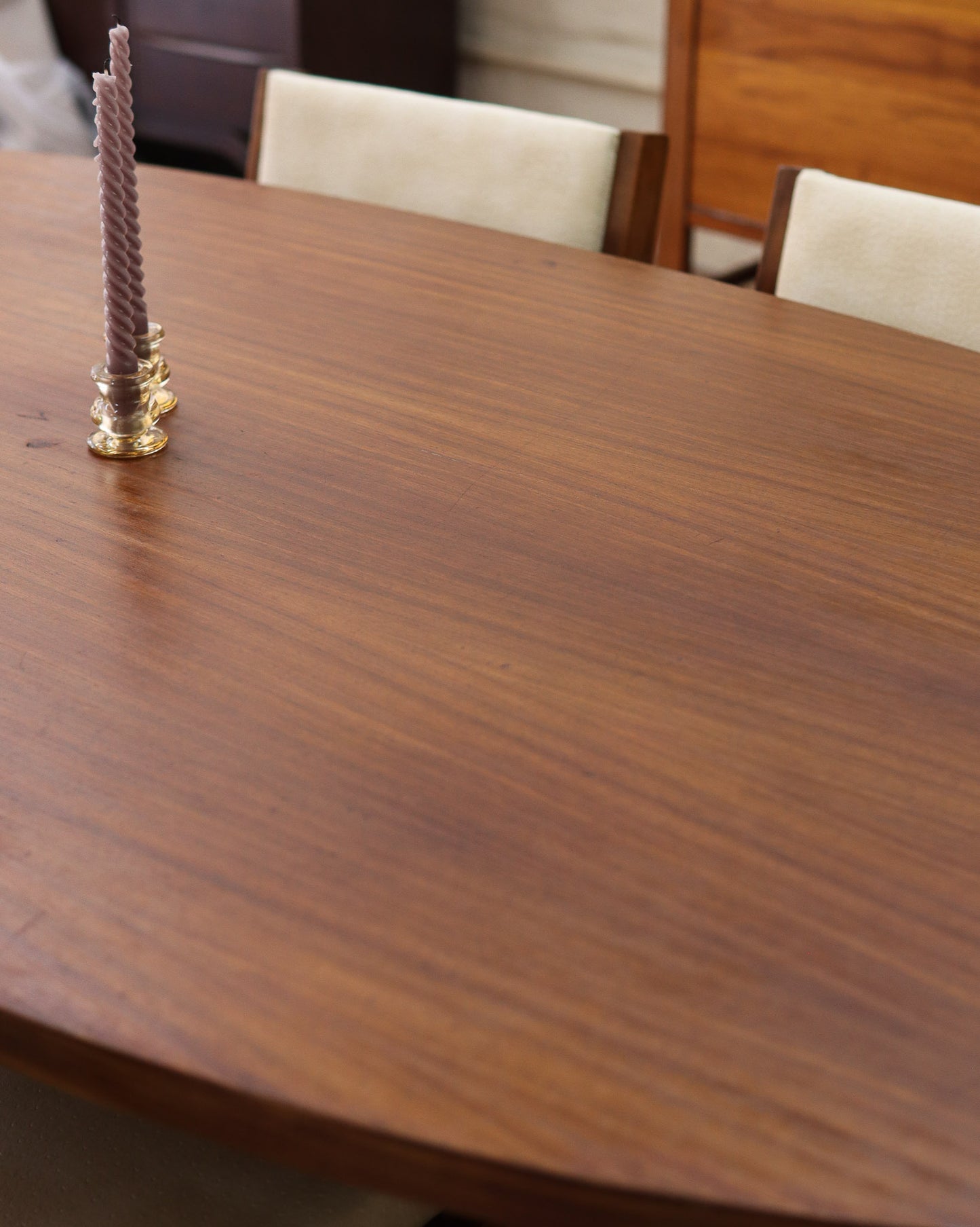 Mid-Century Oval Dining Table by Frystark