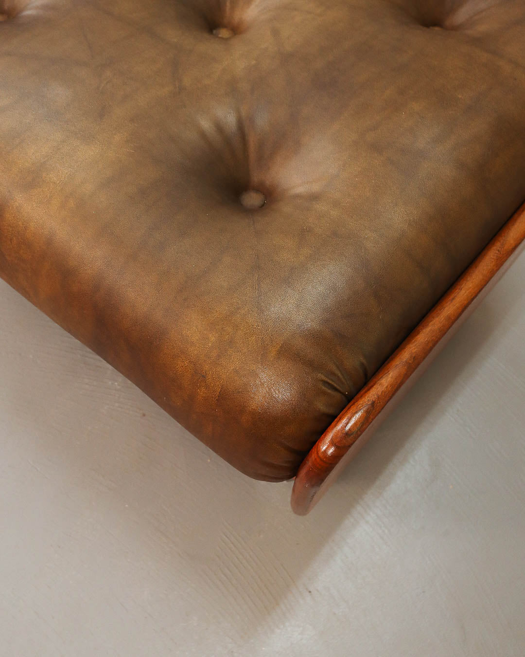 Rare G-Plan Saddleback Armchair and Ottoman