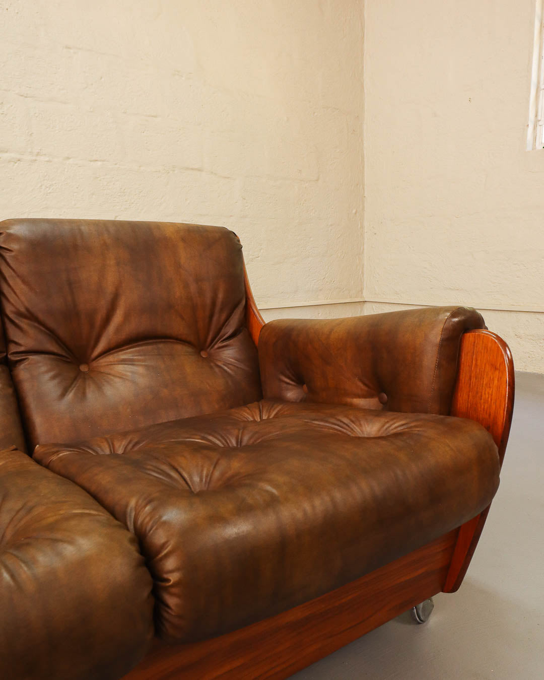 Rare G-Plan Saddleback Three-Seater Couch