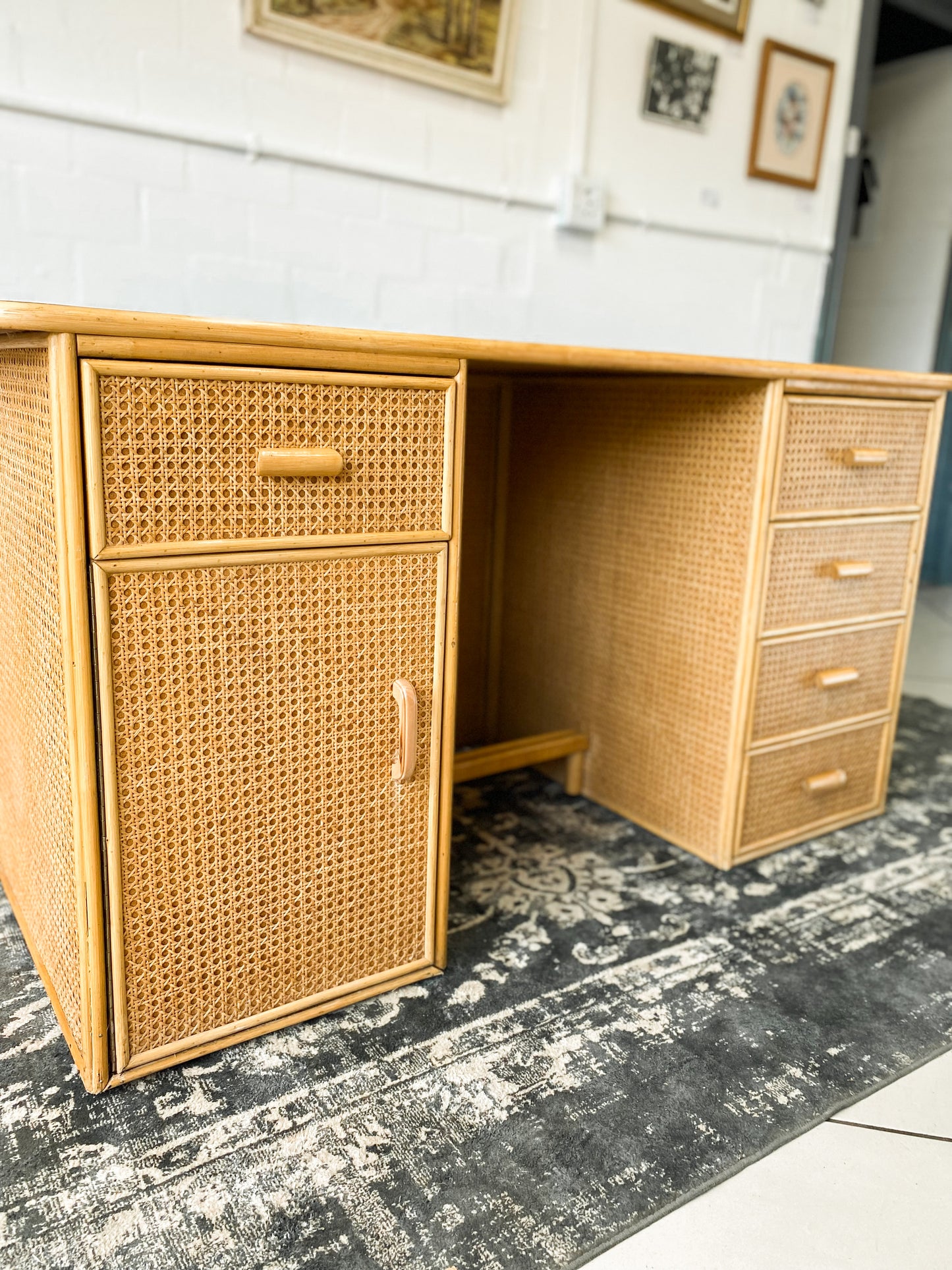 Cane Desk