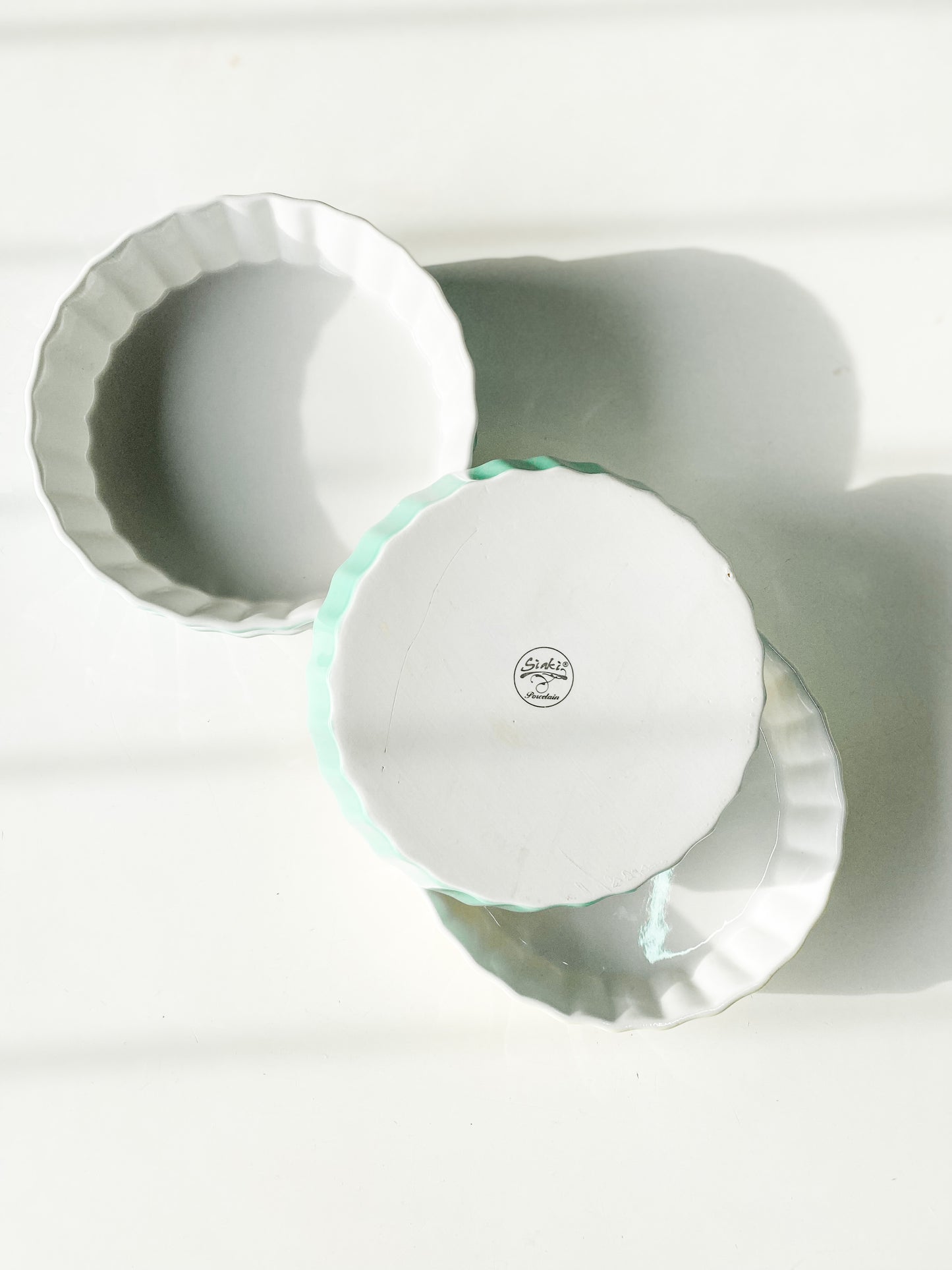 4 Siaki Porcelain Quiche Dishes