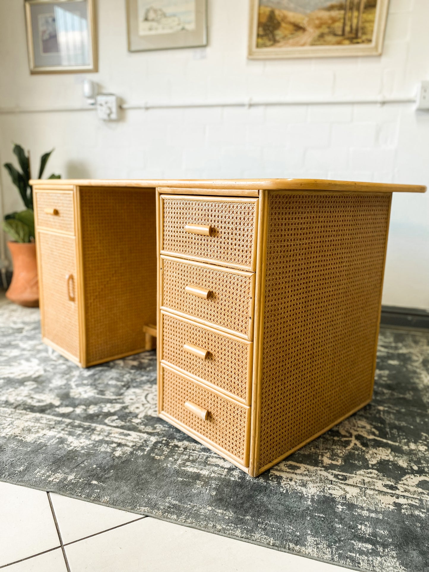 Cane Desk