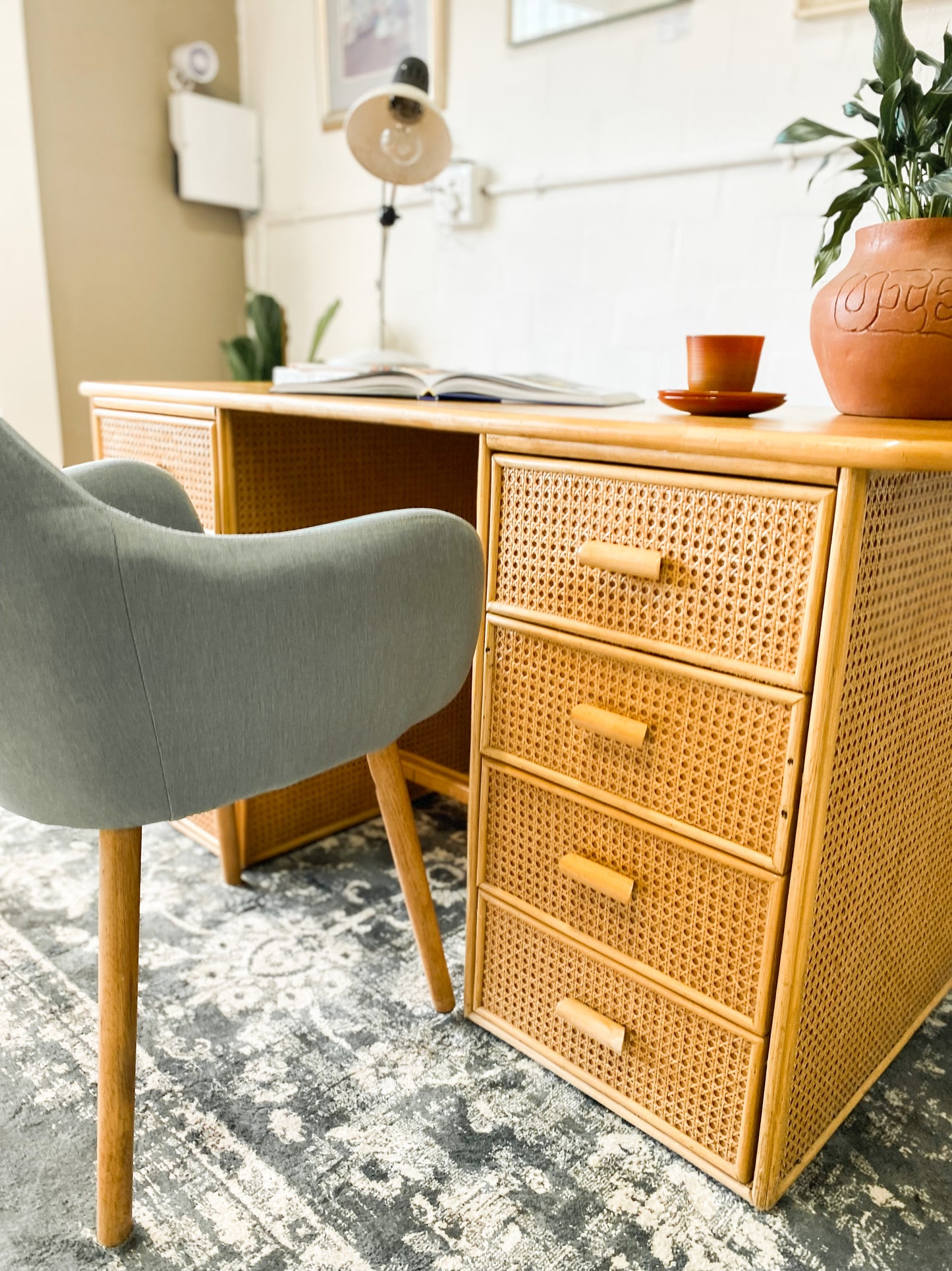 Cane Desk