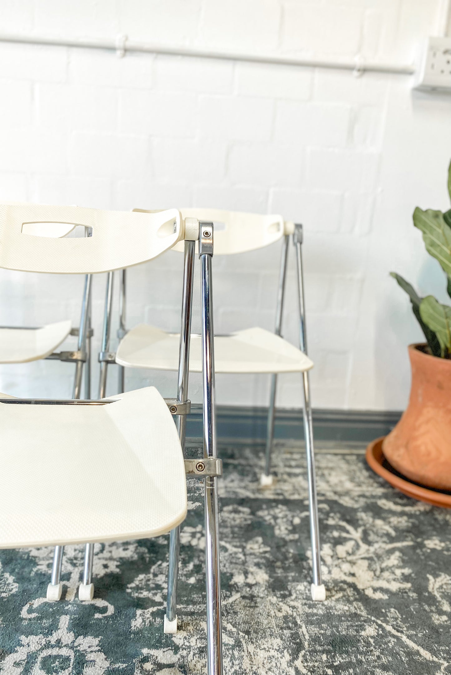 Trio of Ouverture Folding Chairs made by Sitland
