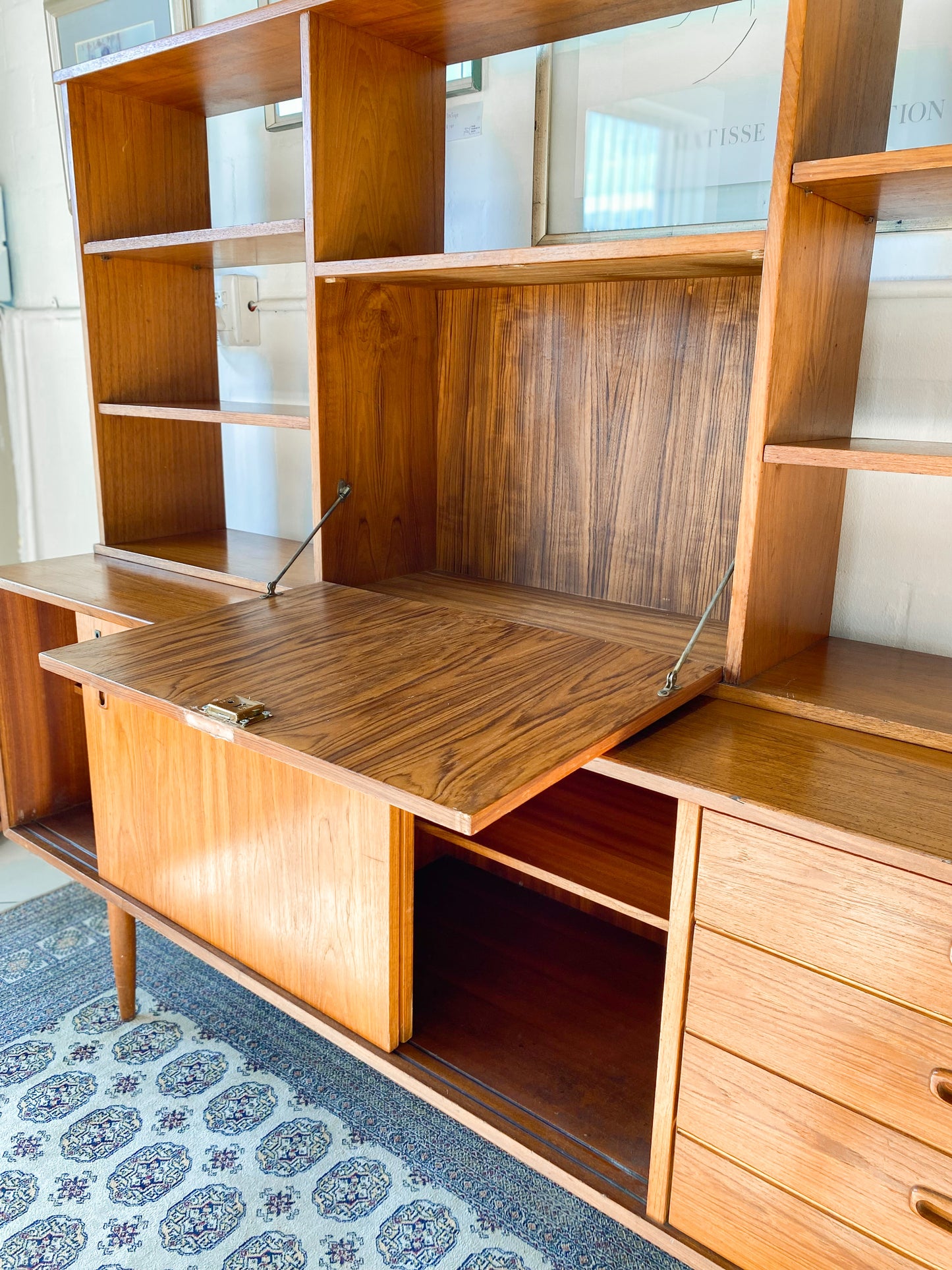 Mid-Century Modern Wall Unit