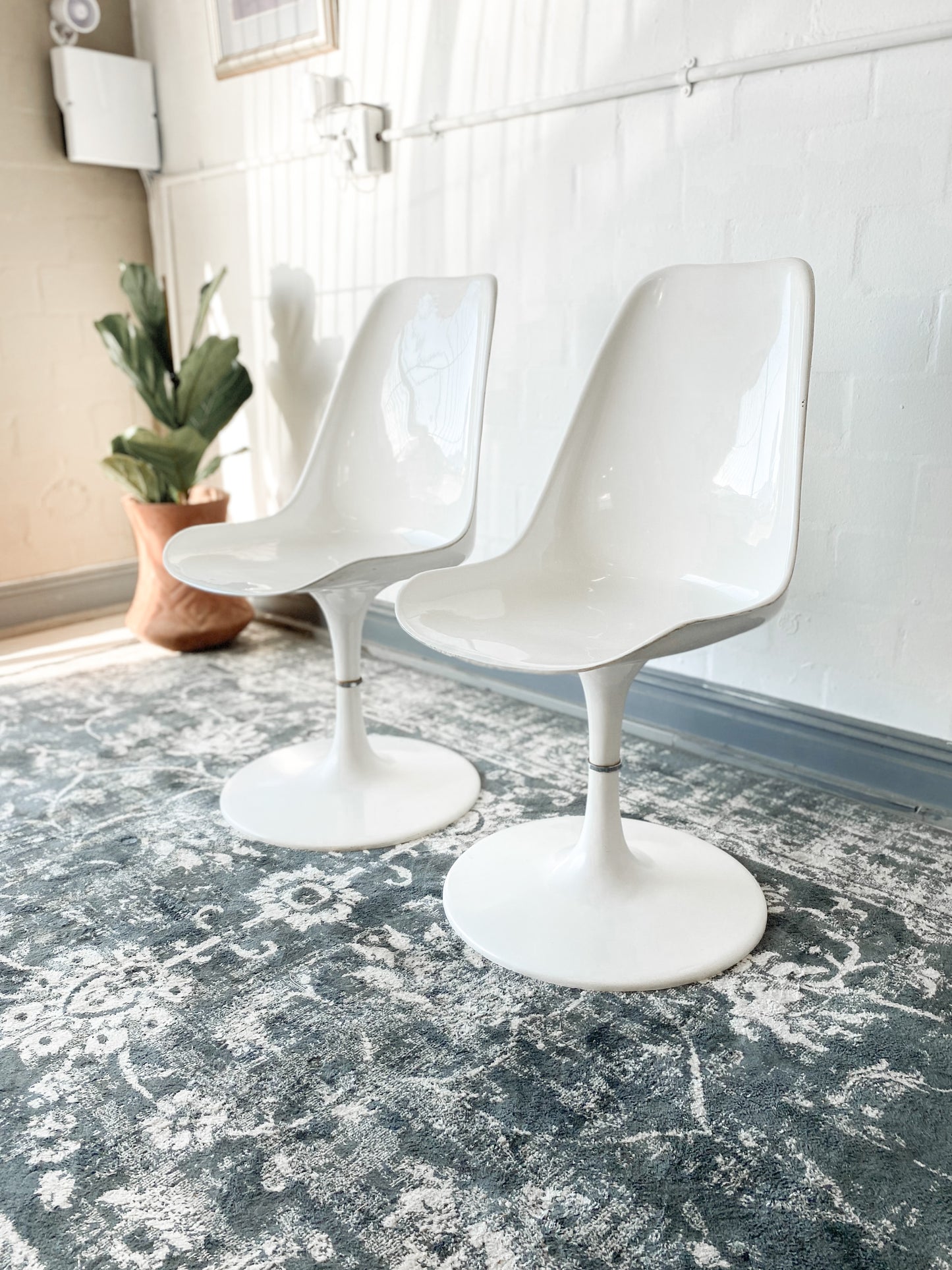 Tulip Dining Chairs - Pair