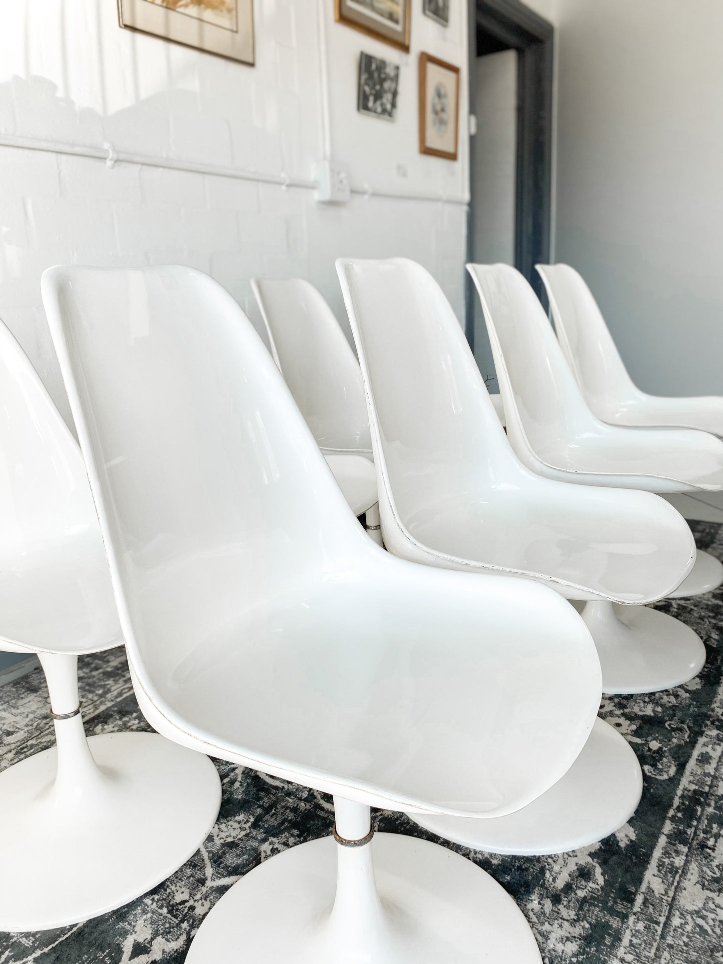 Tulip Dining Chairs - Pair