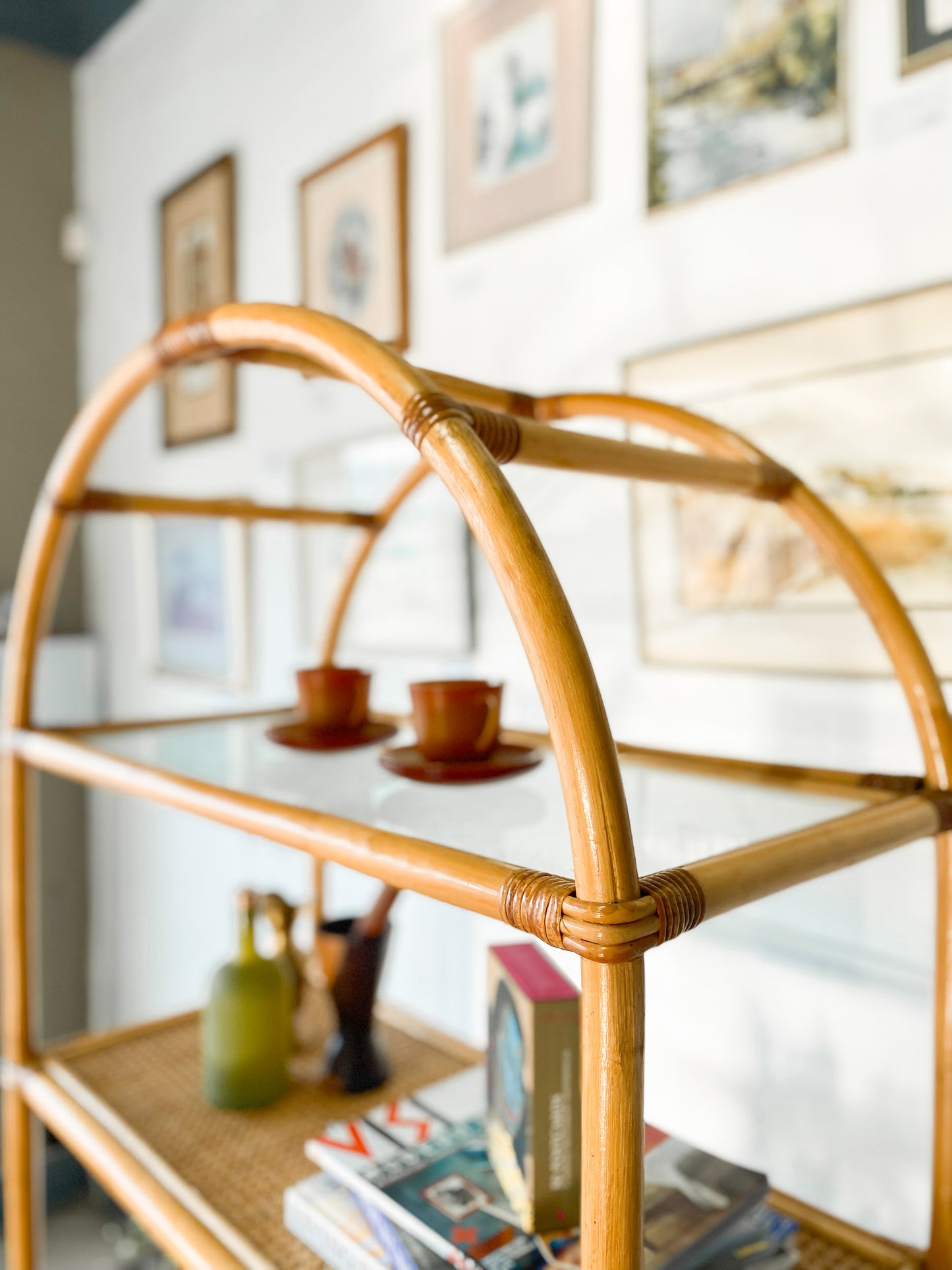 Cane Display Shelf