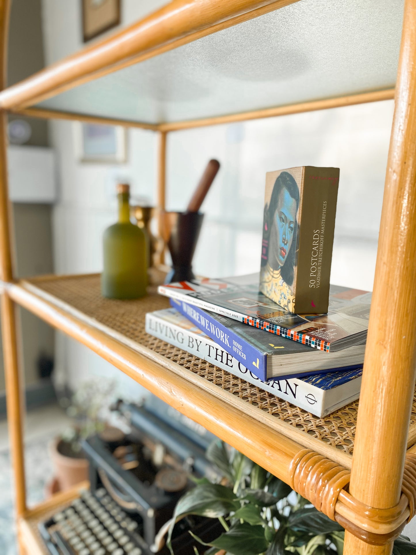 Cane Display Shelf