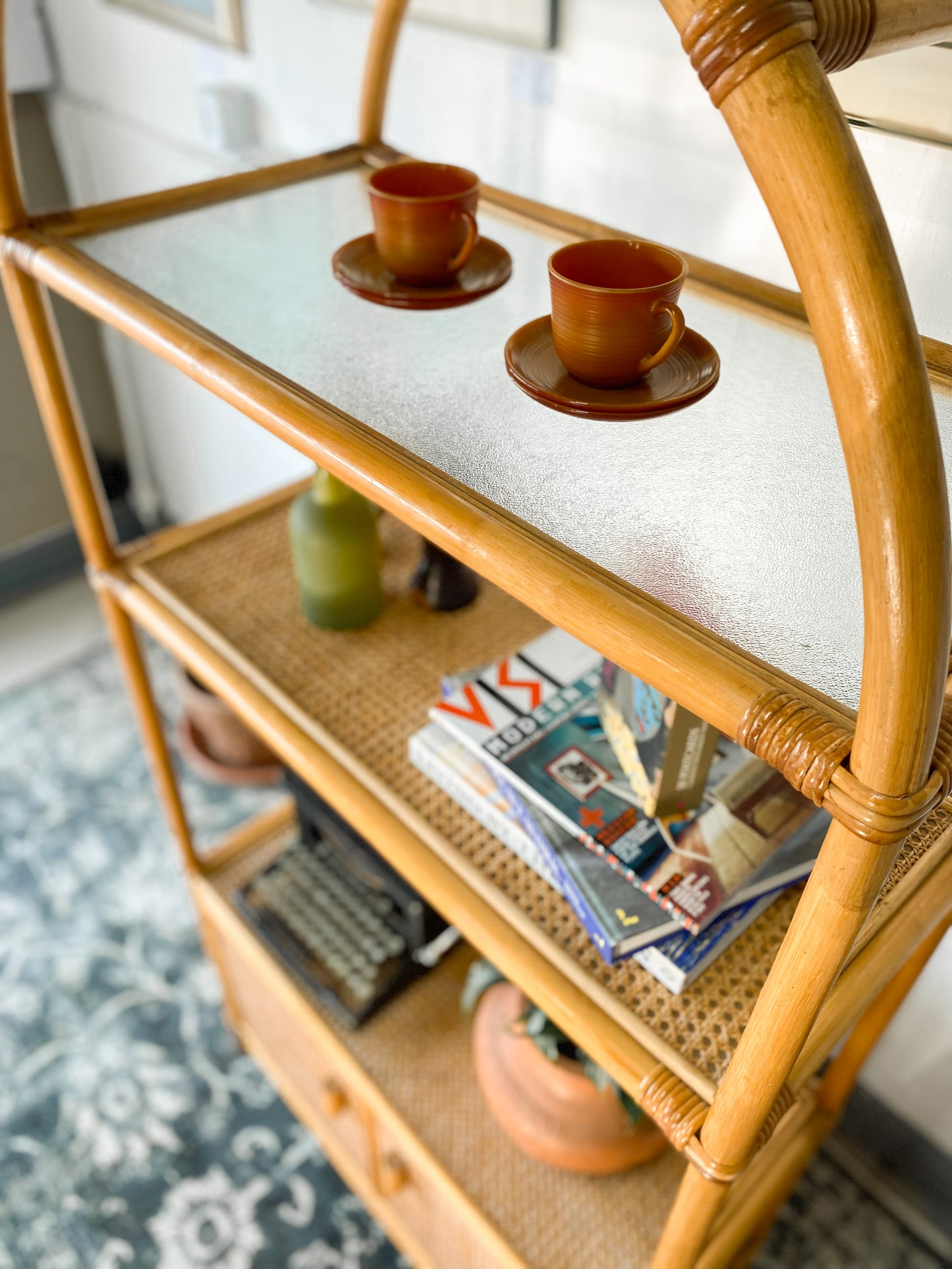 Cane Display Shelf
