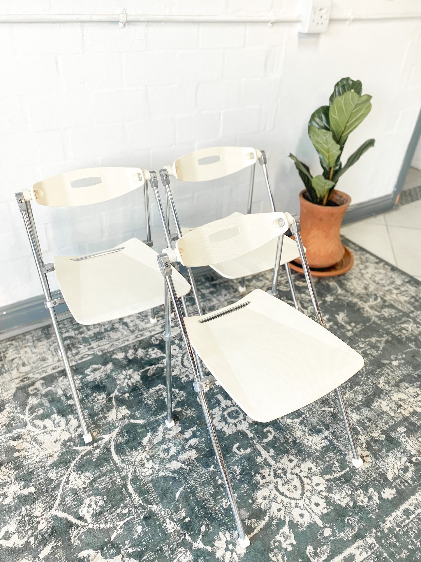 Trio of Ouverture Folding Chairs made by Sitland