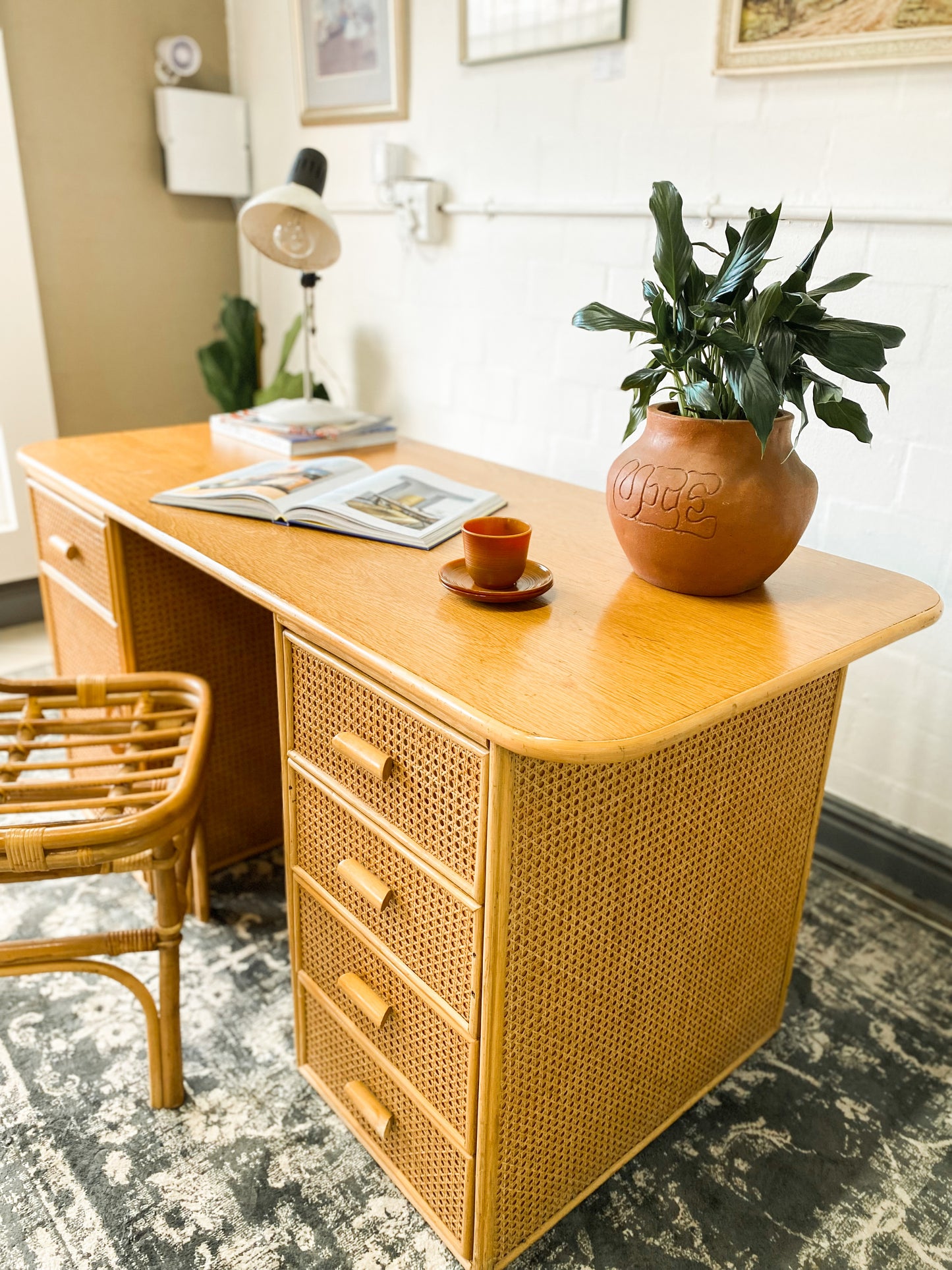 Cane Desk