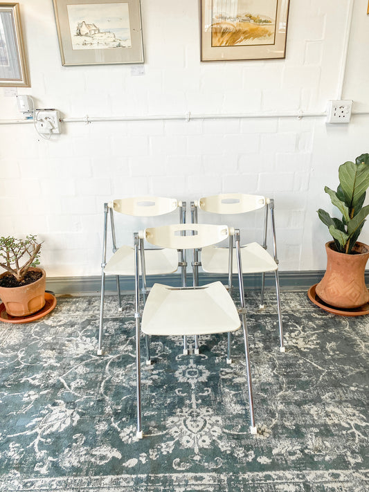 Trio of Ouverture Folding Chairs made by Sitland