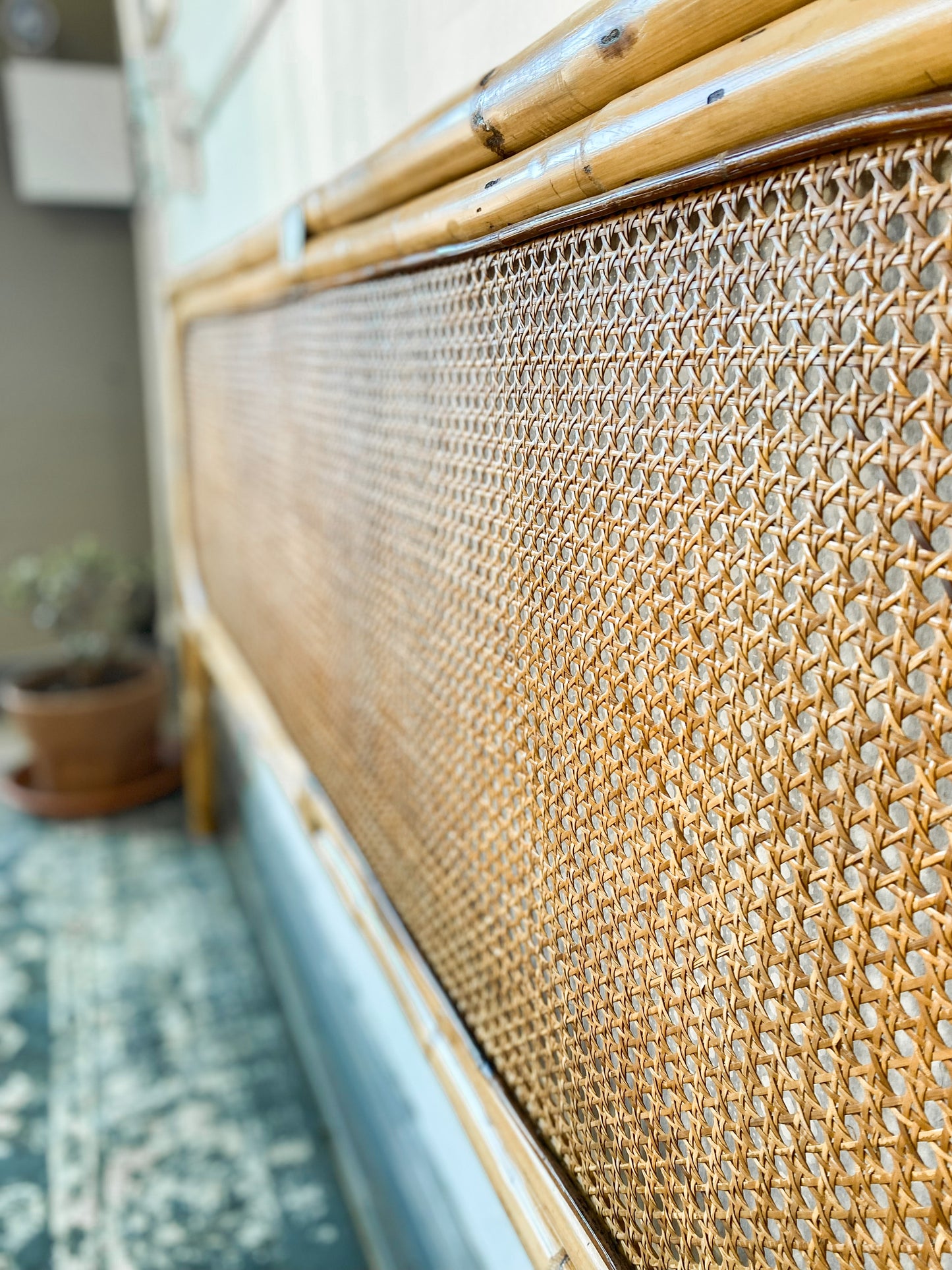 Cane King Headboard