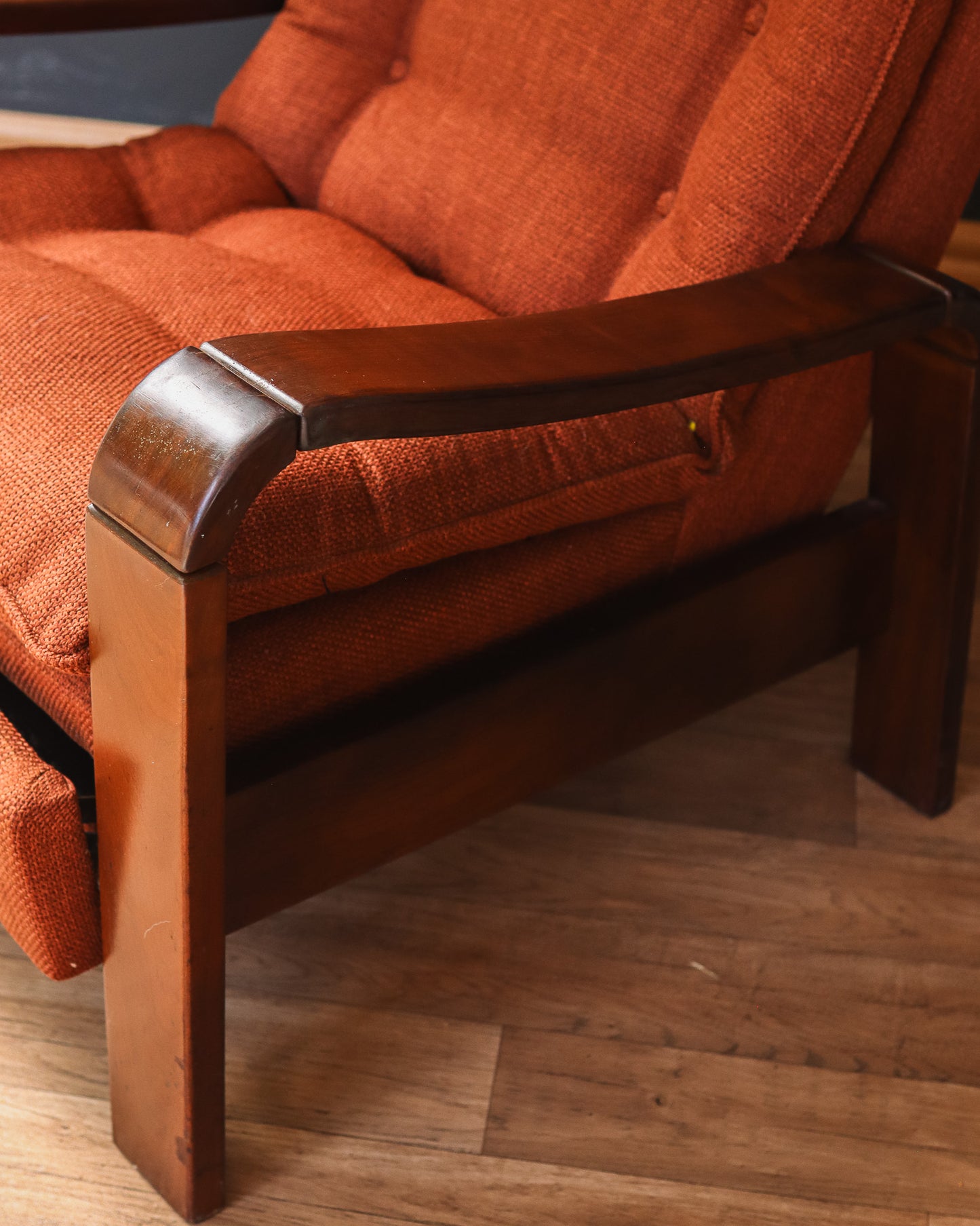 Retro 1970's Imbuia Recliner