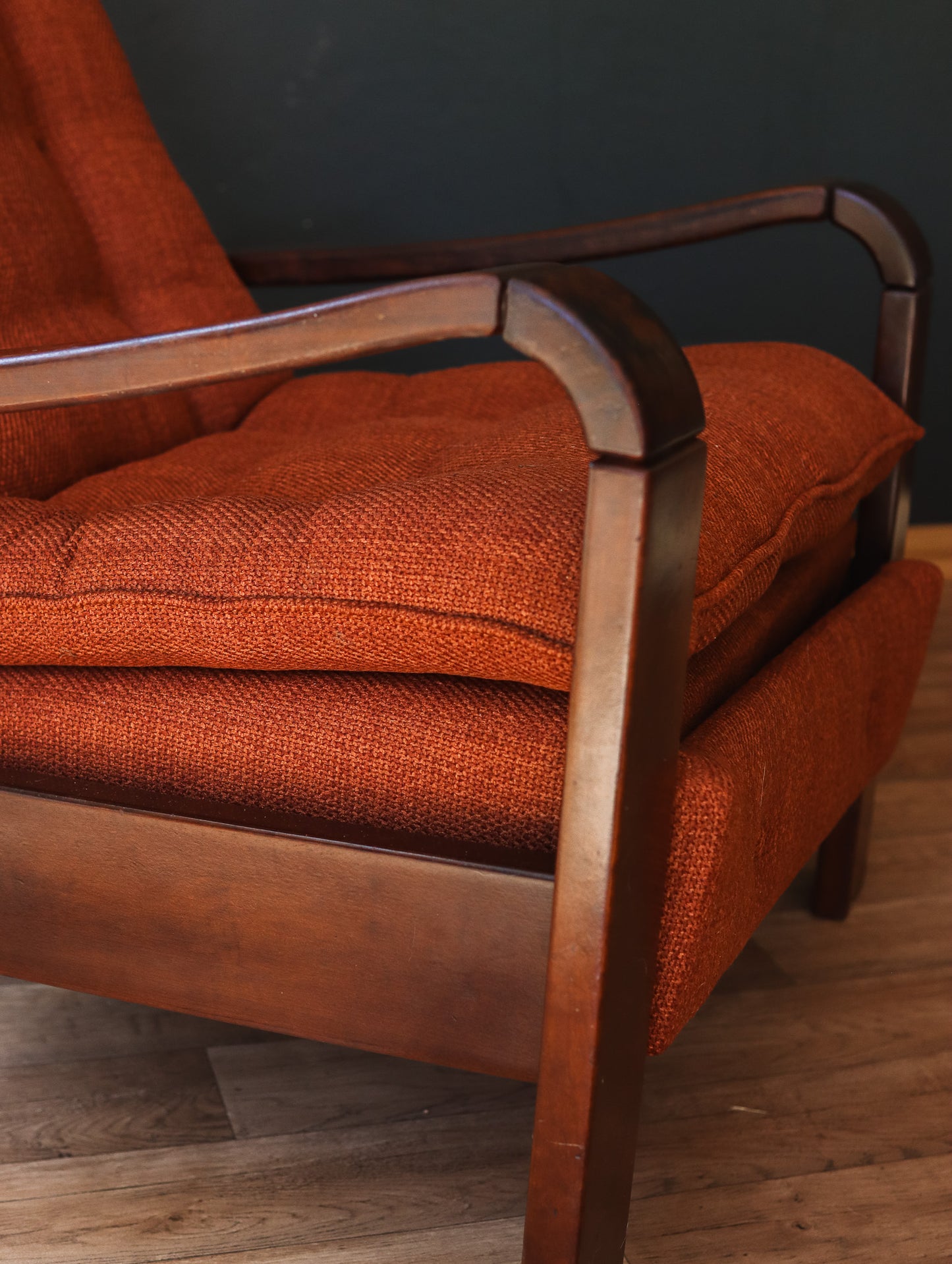 Retro 1970's Imbuia Recliner