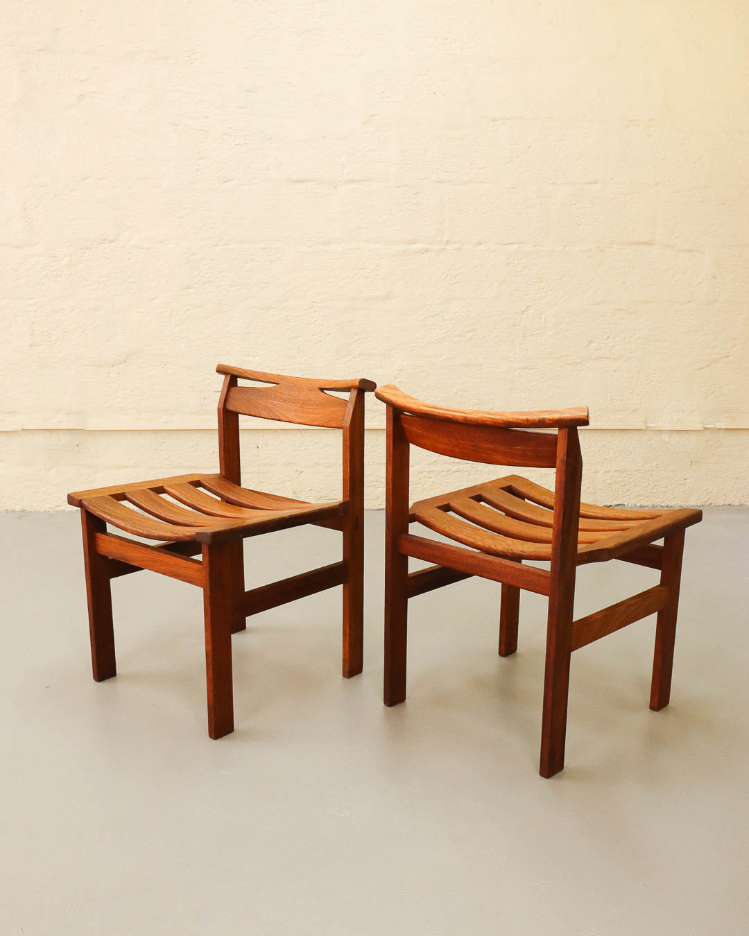 Set of Six Kiaat Kallenbach Dining Chairs by John Tabraham