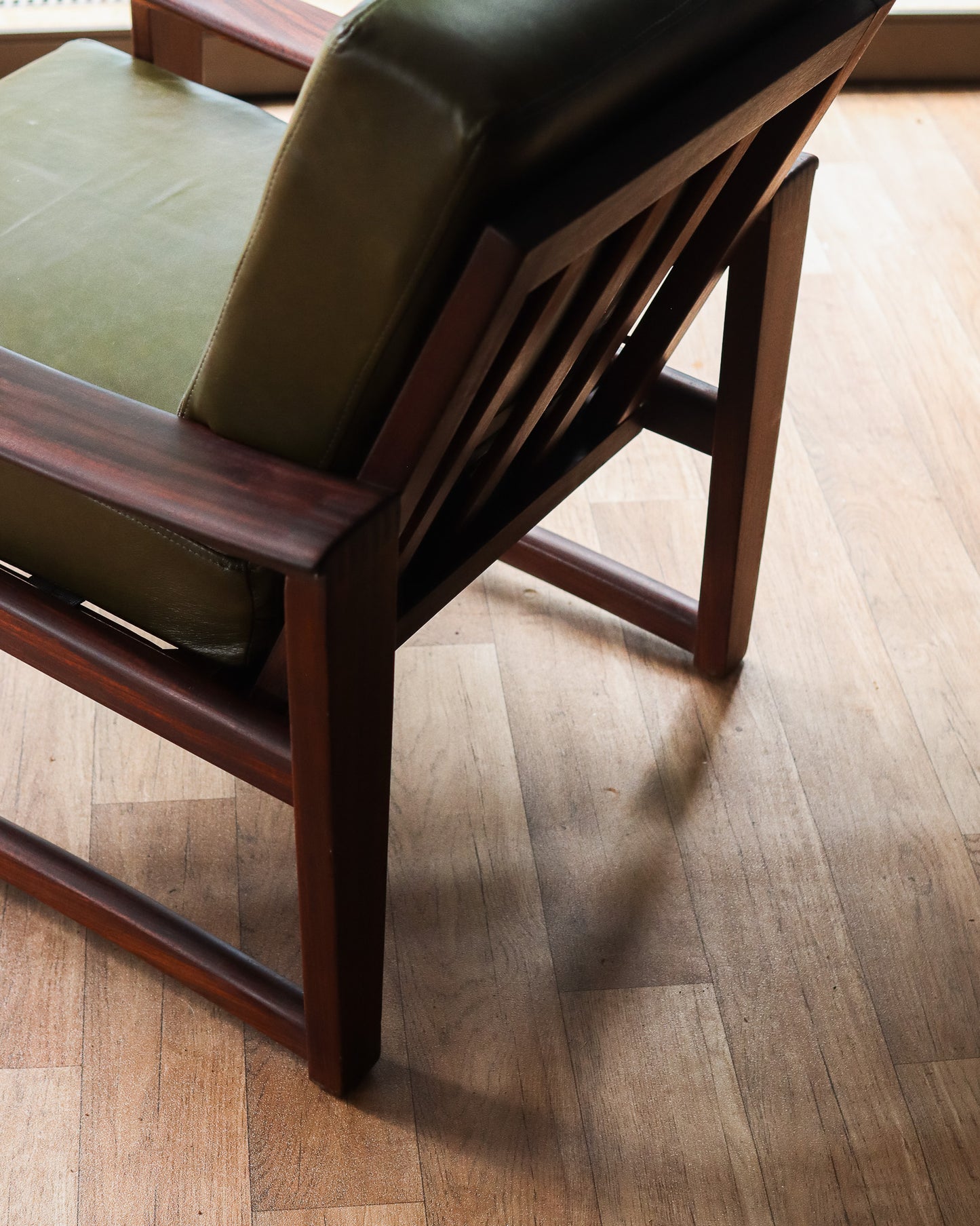 Genuine Leather Armchair by John Tabraham