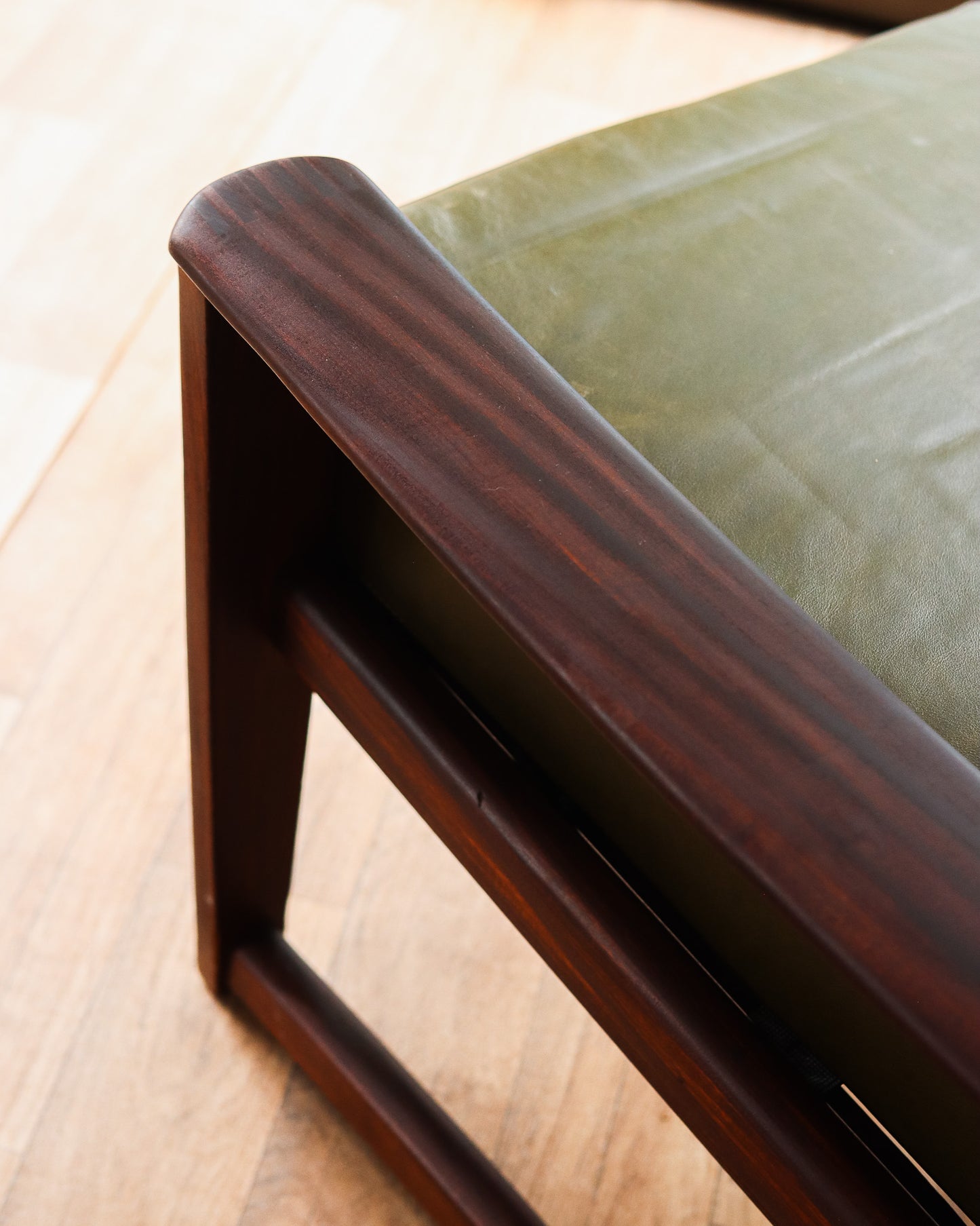 Genuine Leather Armchair by John Tabraham