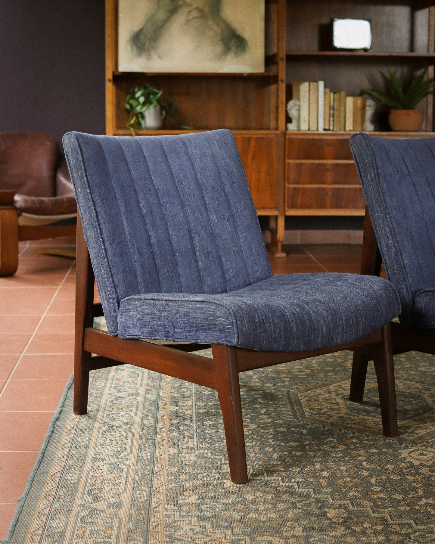 Pair of Mid-Century Lounge Chairs