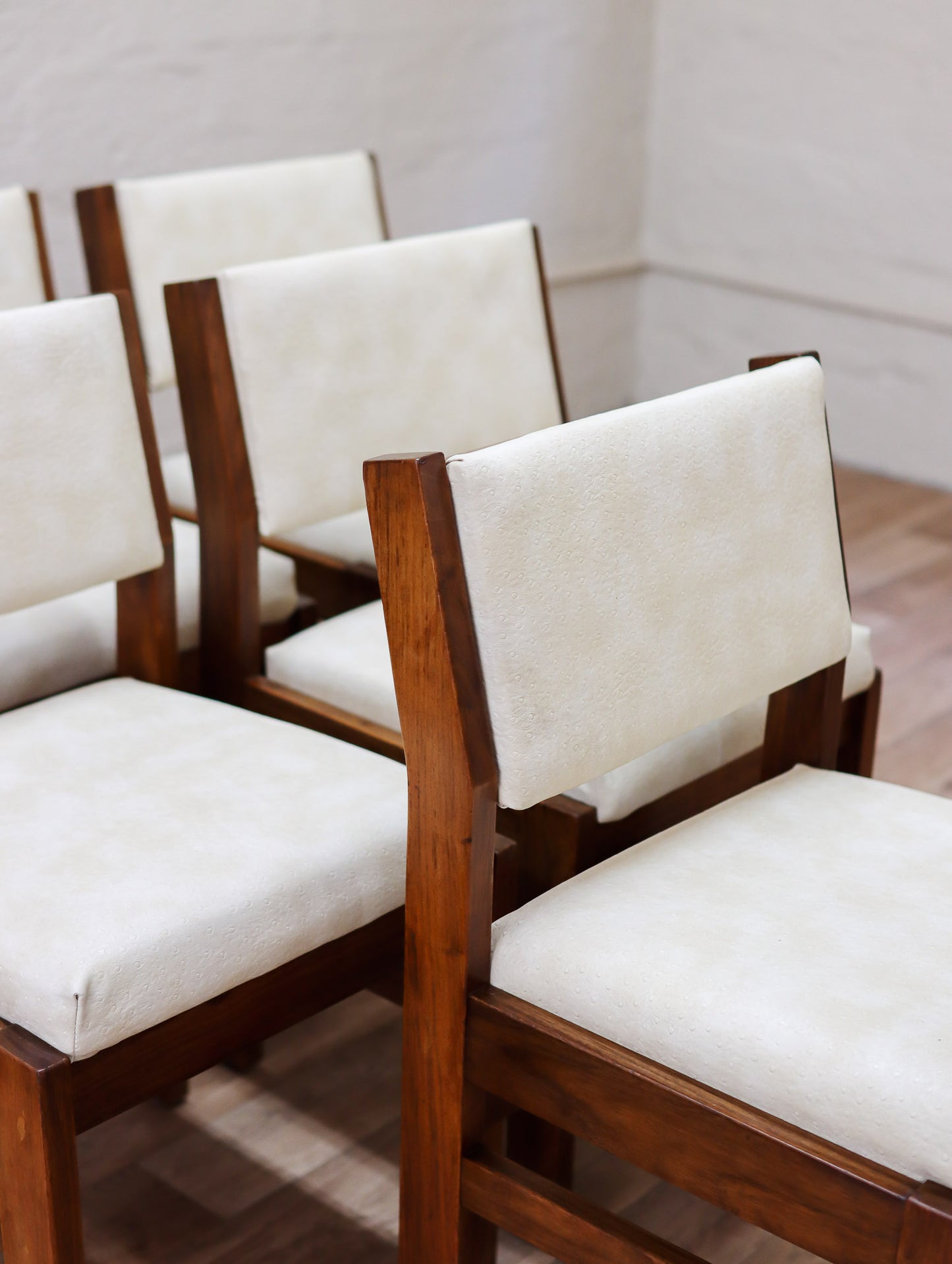 Set of Six Mid-Century Dining Chairs