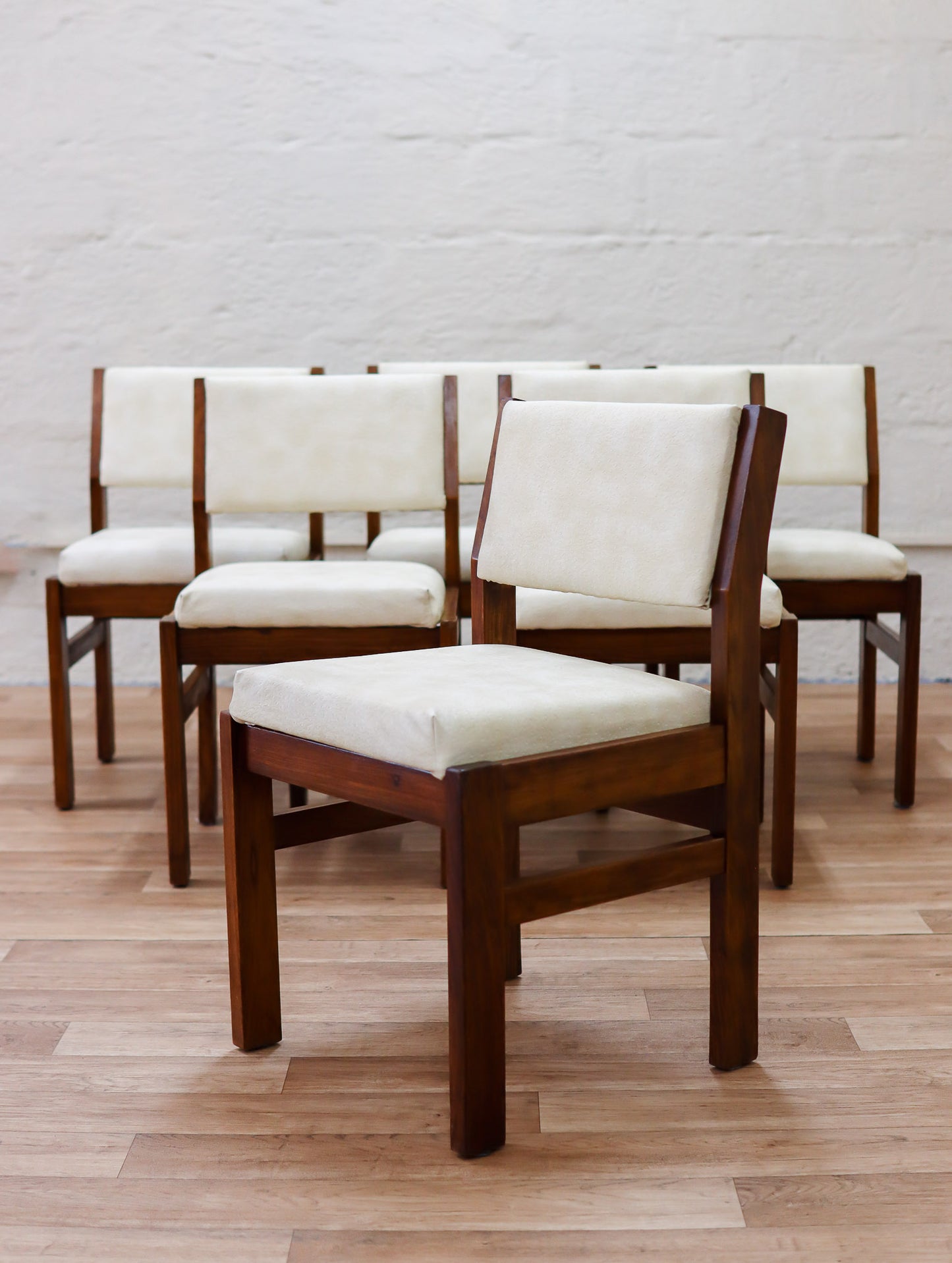 Set of Six Mid-Century Dining Chairs
