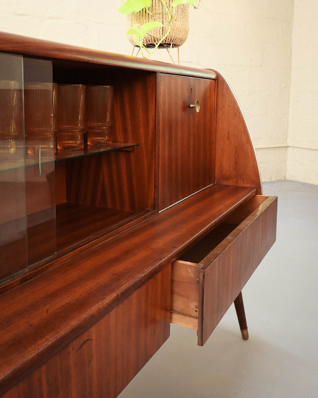 Mid-Century Cocktail Cabinet/Sideboard by Modern Heritage Furniture