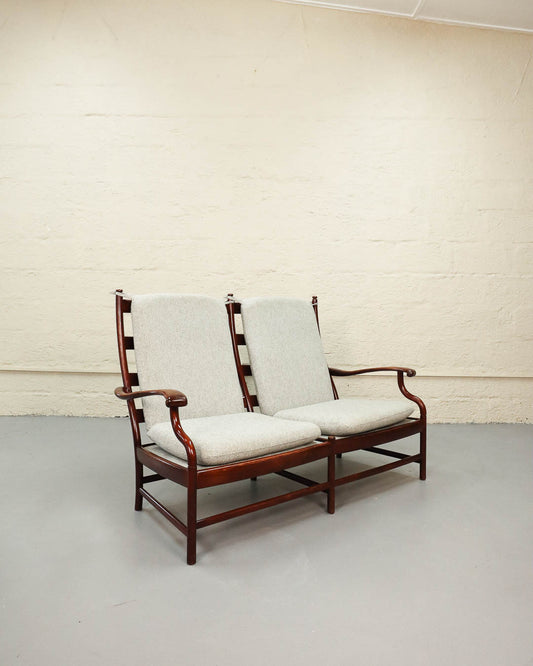 Rare Vintage Two-Seater Rosewood Couch