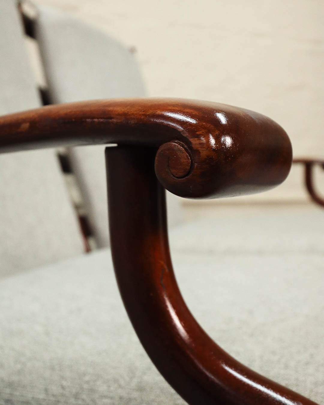 Rare Vintage Two-Seater Rosewood Couch