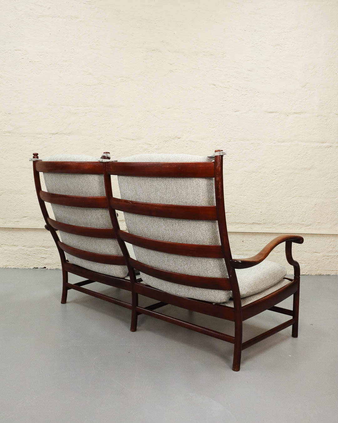 Rare Vintage Two-Seater Rosewood Couch