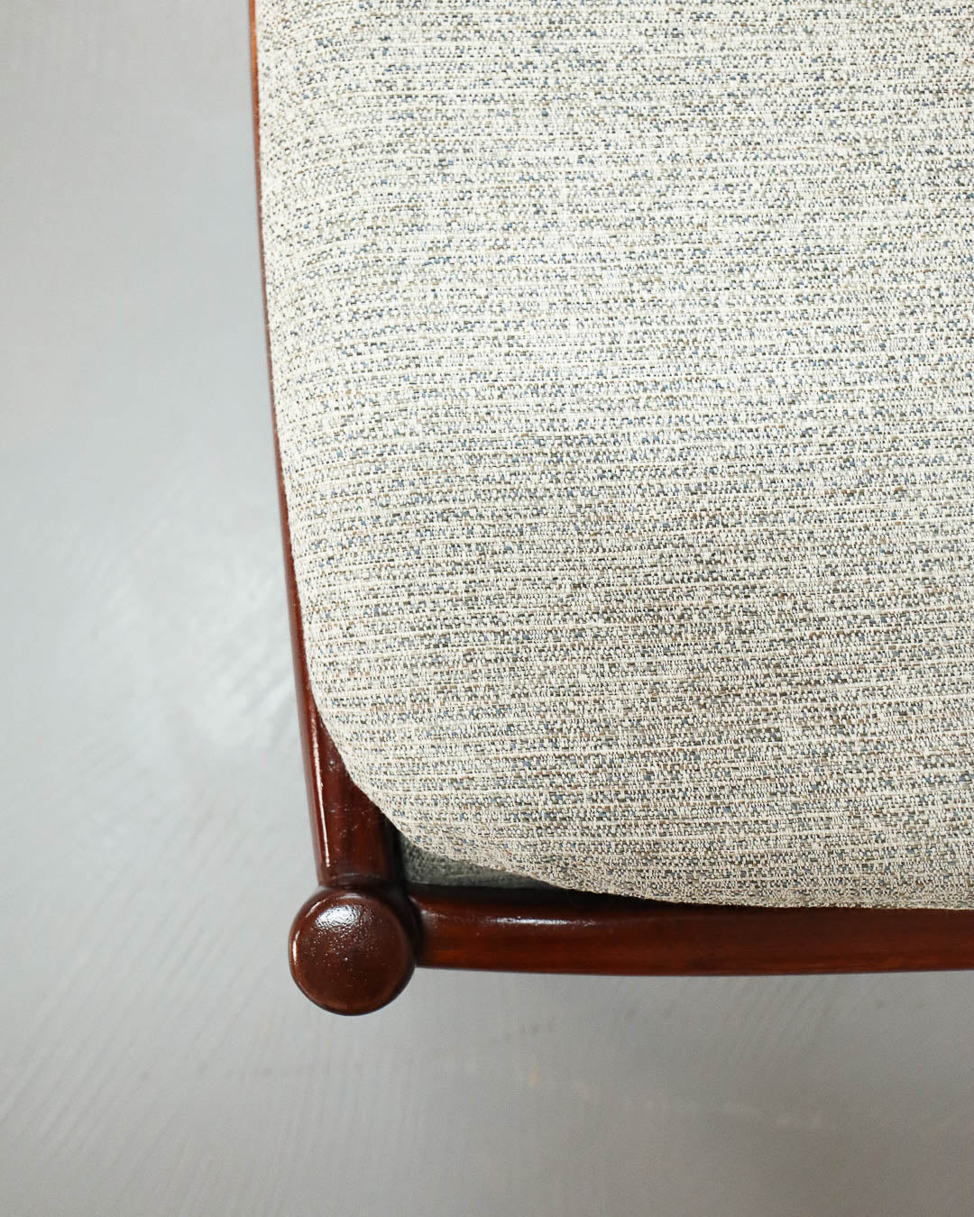 Vintage Rosewood Ottoman/Footstool