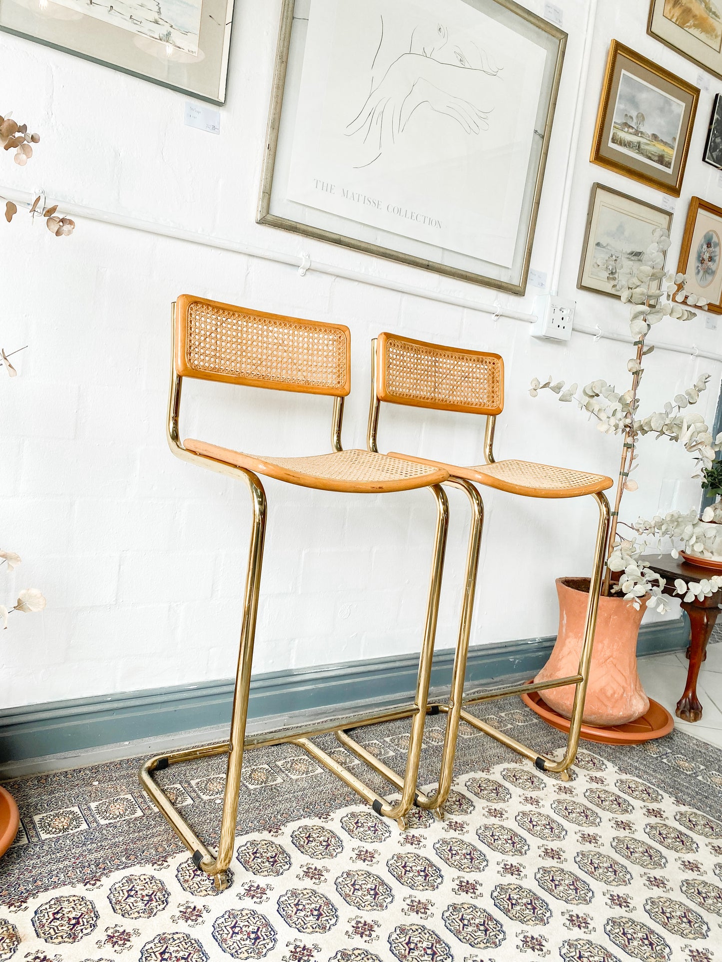 Cesca Bar Chair Pair