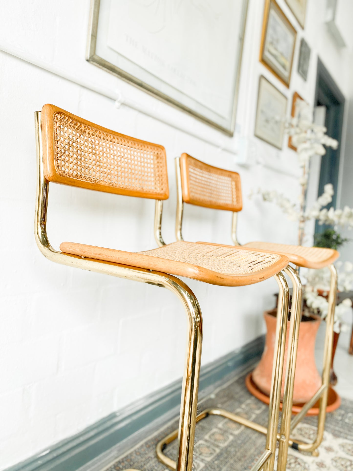 Cesca Bar Chair Pair