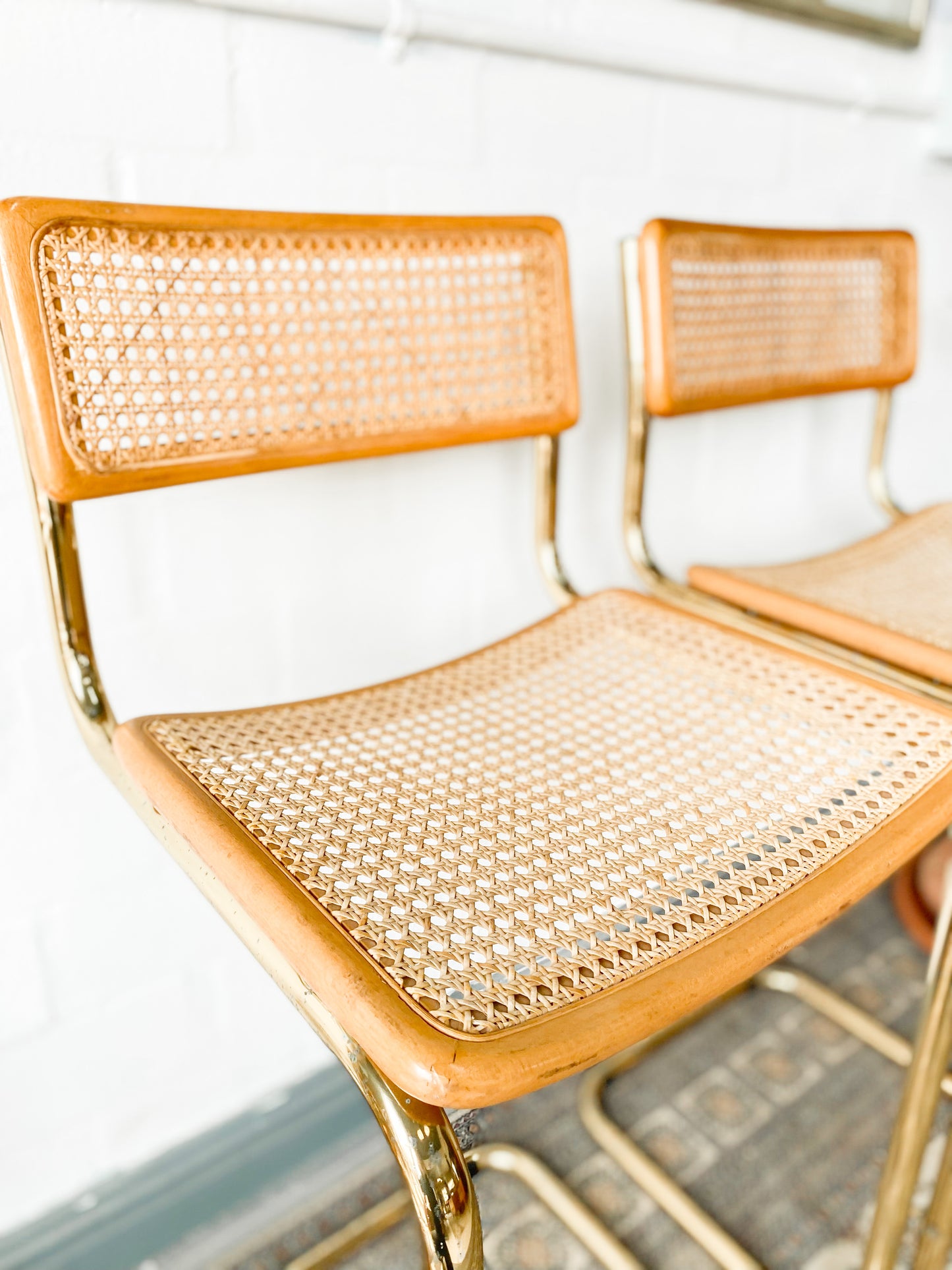 Cesca Bar Chair Pair