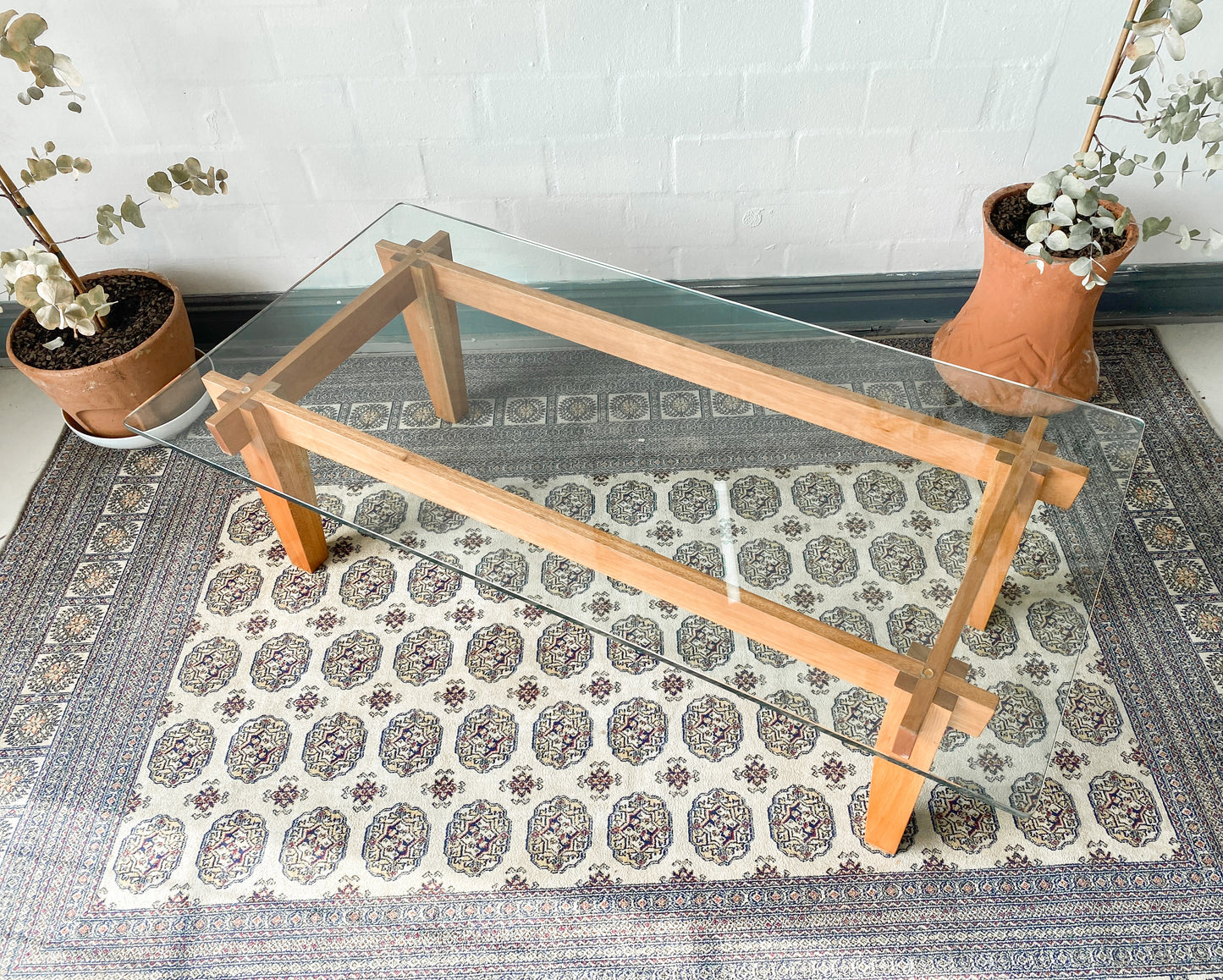 Glass Top Coffee Table