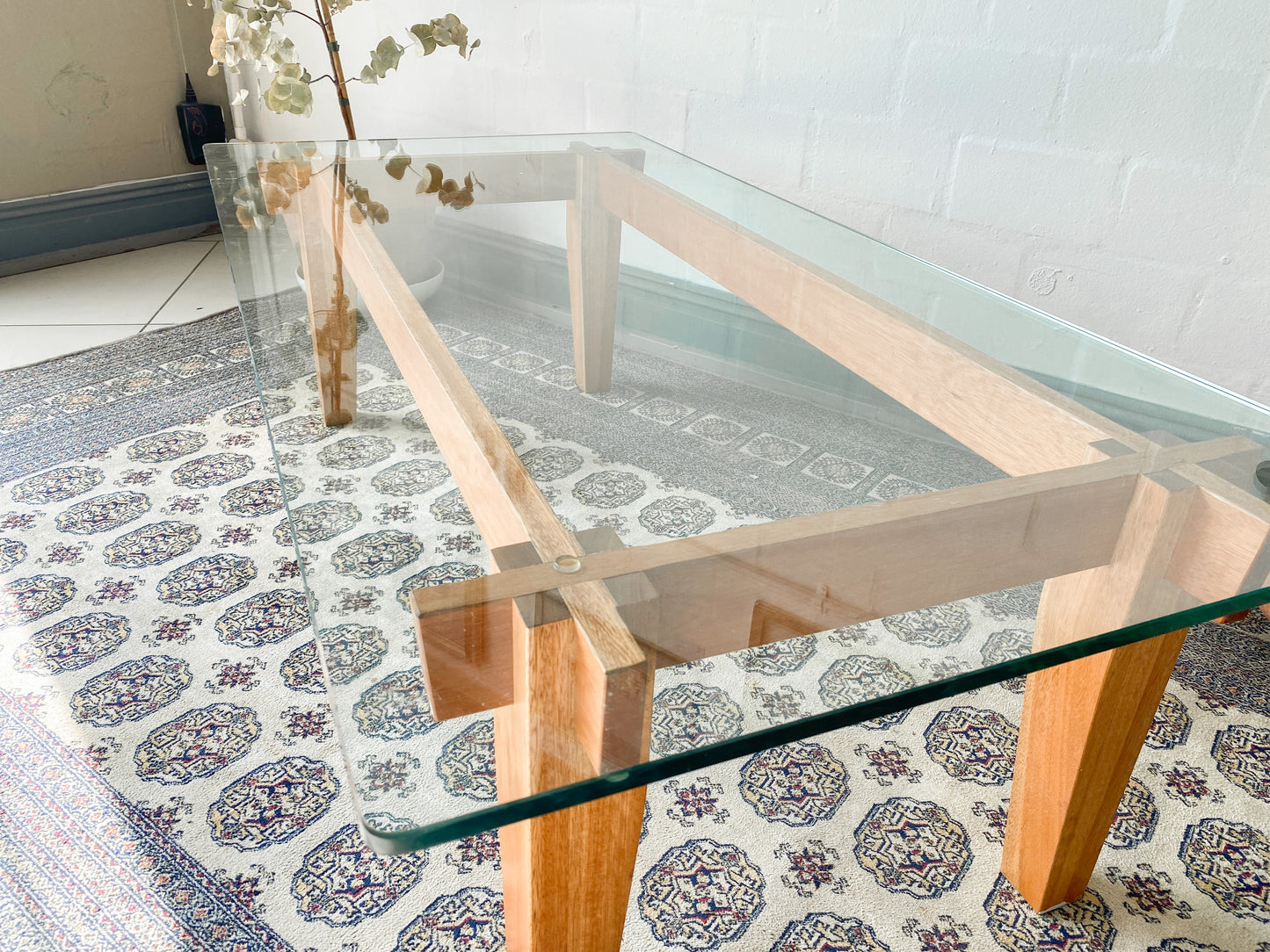 Glass Top Coffee Table