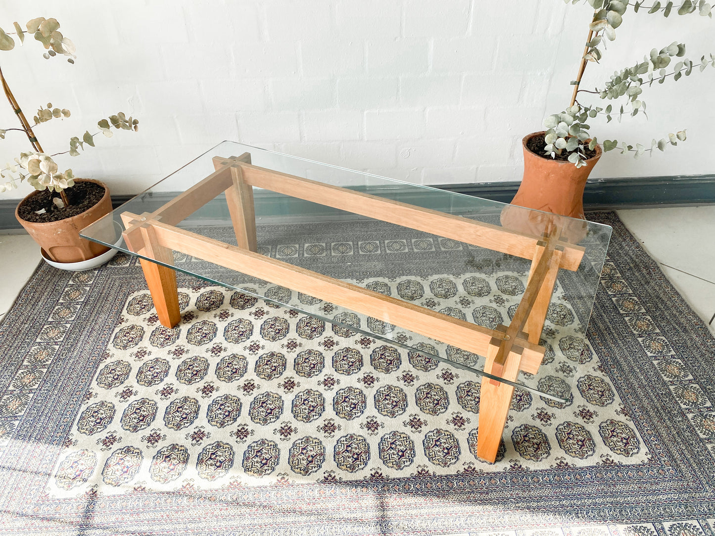 Glass Top Coffee Table