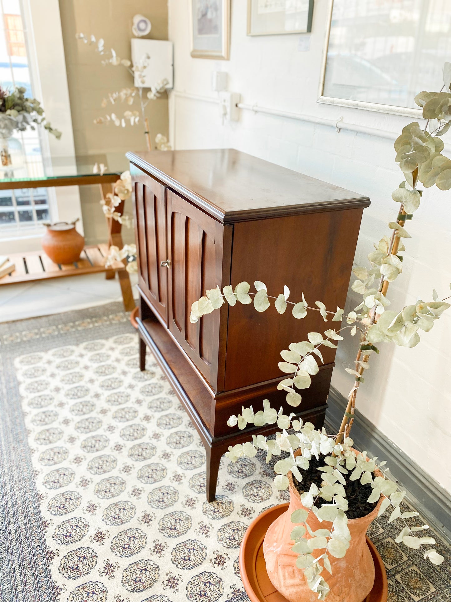 Imbuia MCM Cabinet