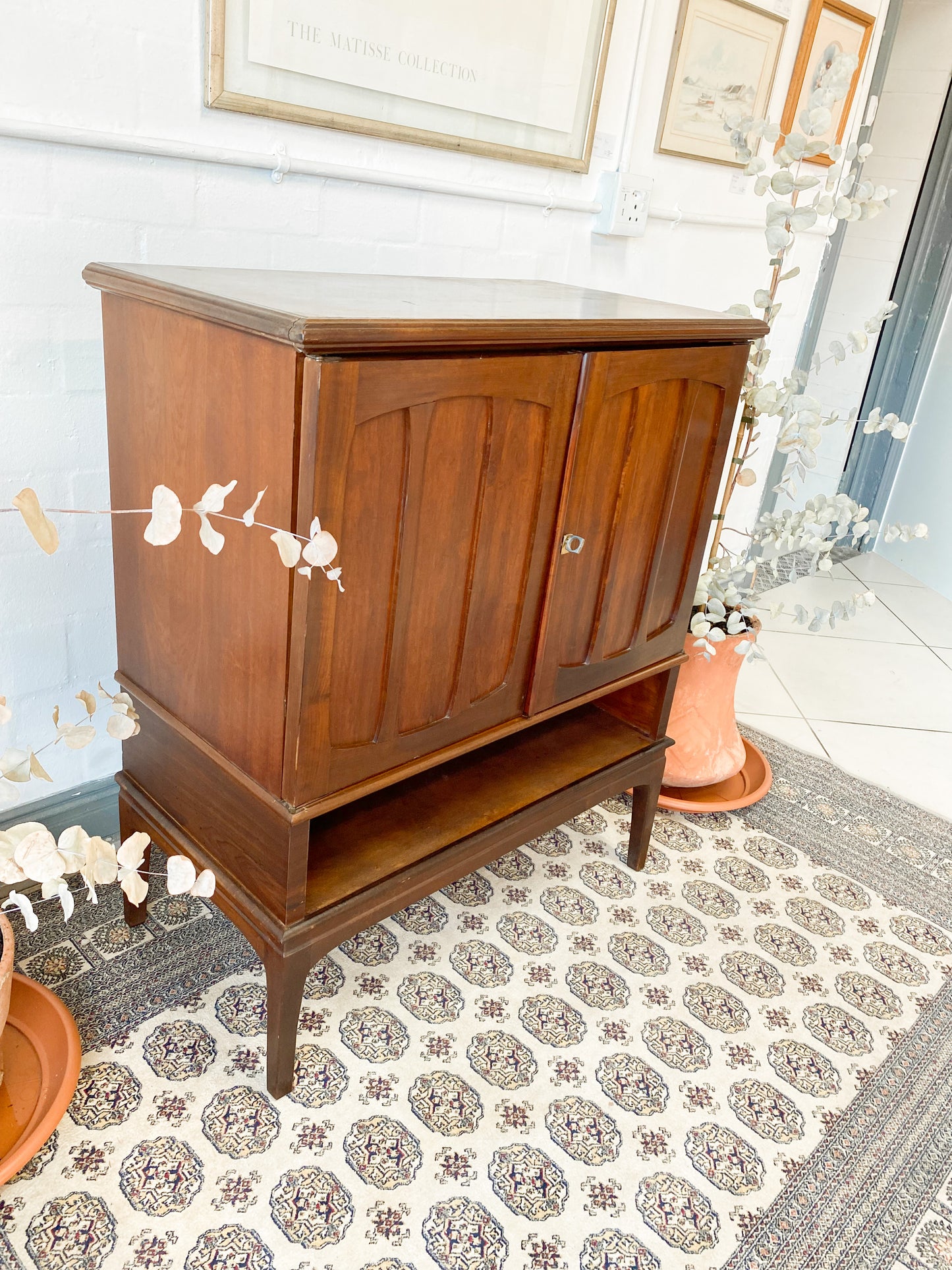 Imbuia MCM Cabinet
