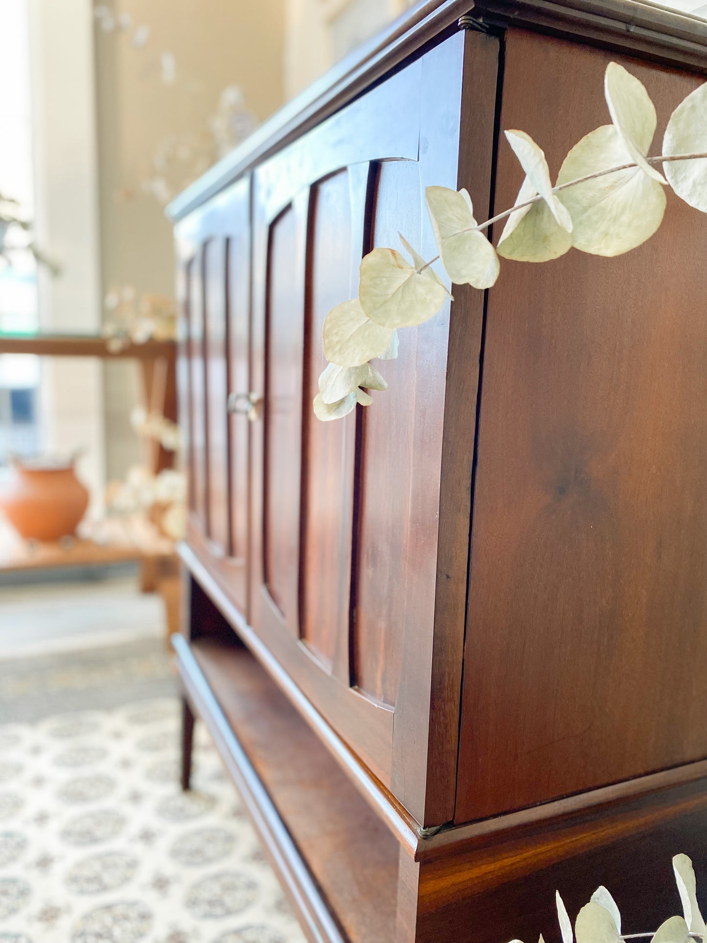 Imbuia MCM Cabinet