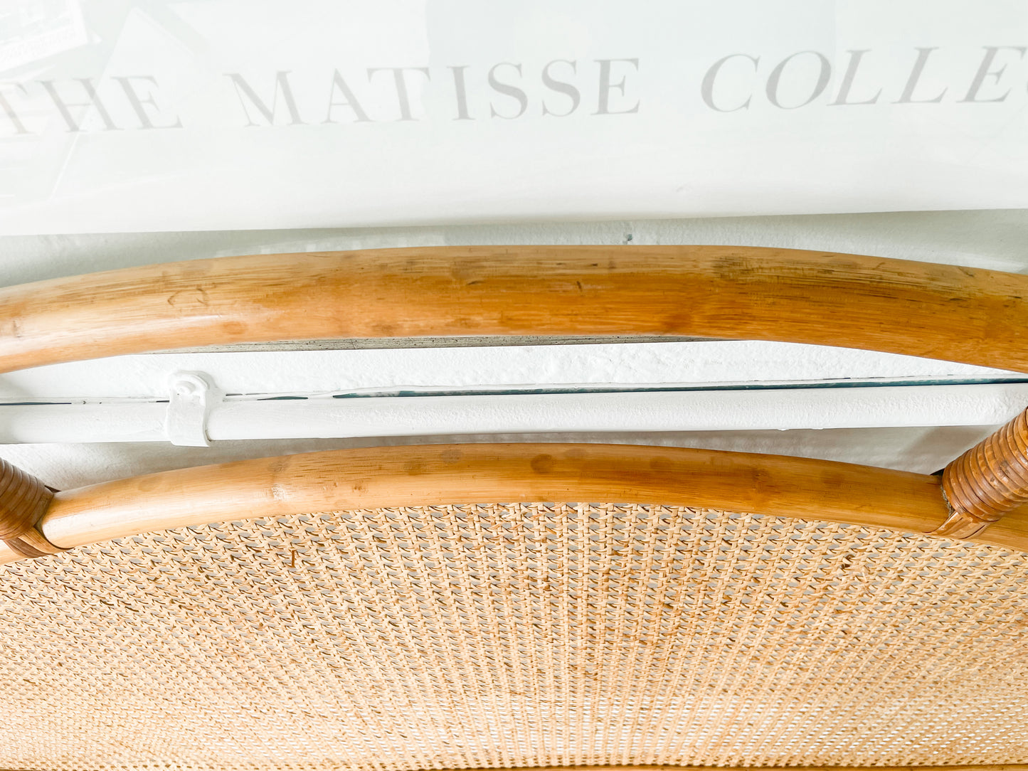 Queen Dome Cane Headboard