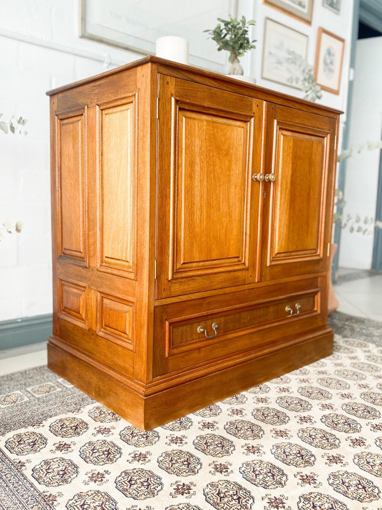 Solid Oak Cabinet