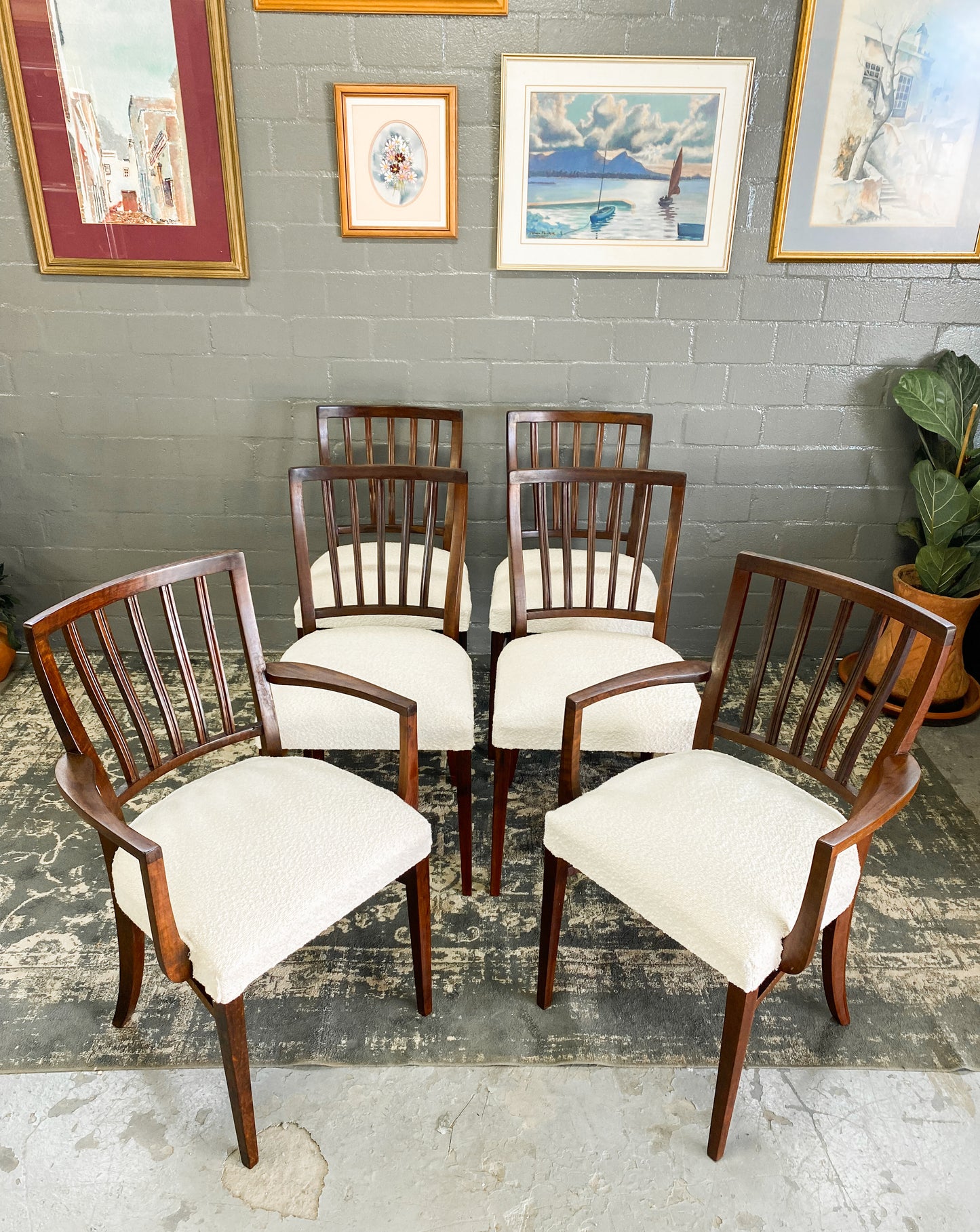 Set of 6 EE Meyer Dining Chairs